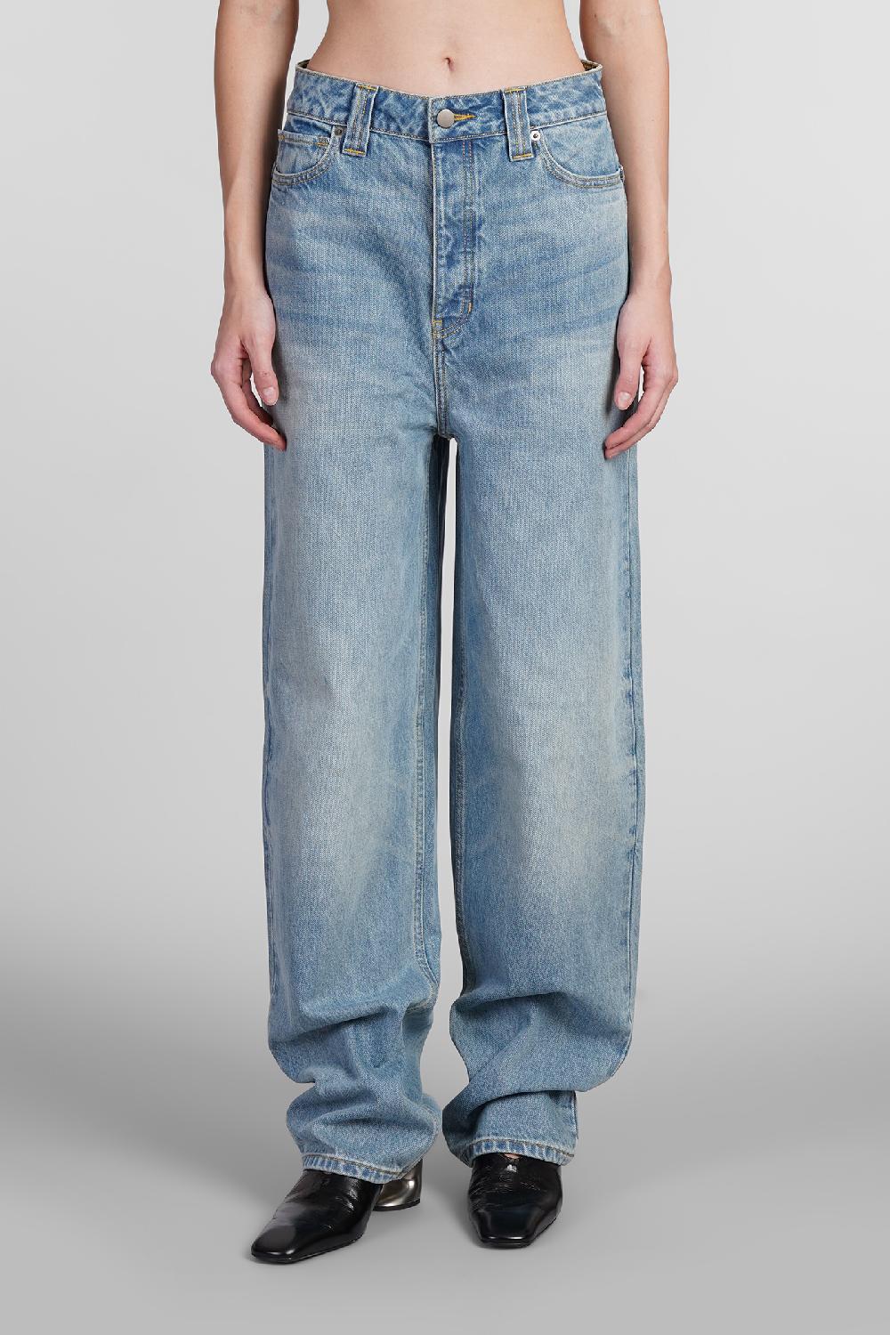 Deliberti Fear of God Essentials Jeans in cotone blu cod. 408704 - Deliberti The Luxury Shopping