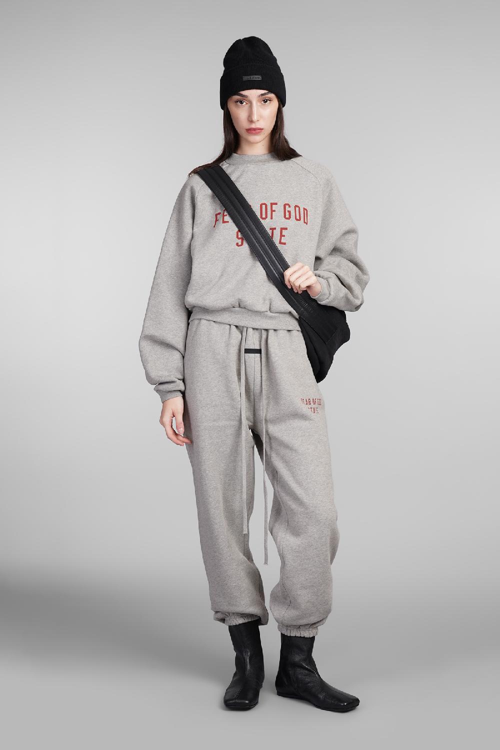 Deliberti Fear Of God Essentials Pantalone In Cotone Grigio Cod. 409704 - Deliberti The Luxury Shopping
