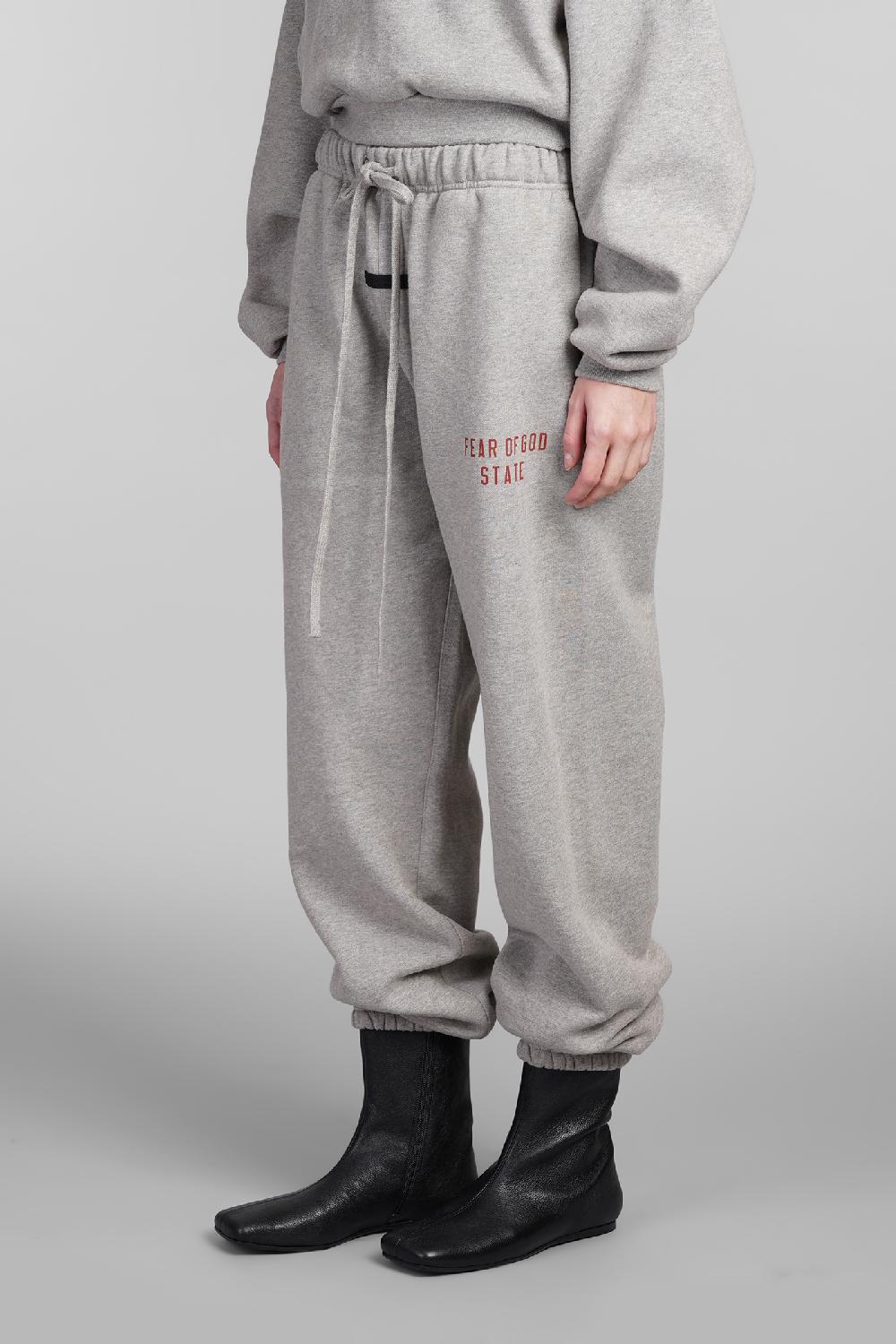 Deliberti Fear Of God Essentials Pantalone In Cotone Grigio Cod. 409704 - Deliberti The Luxury Shopping