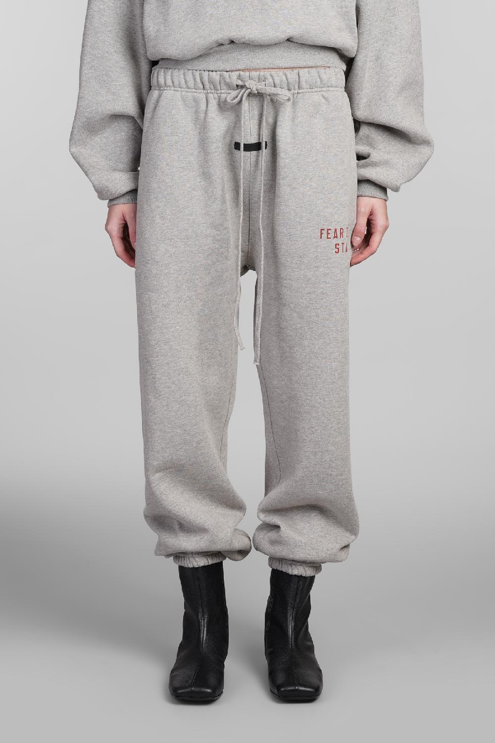 Deliberti Fear of God Essentials Pantalone in cotone grigio cod. 409704 - Deliberti The Luxury Shopping