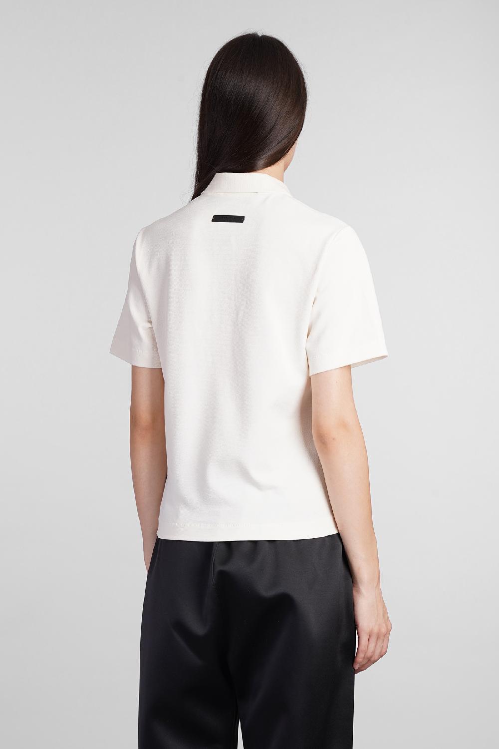 Deliberti Fear Of God Essentials Polo In Cotone Beige Cod. 408712 - Deliberti The Luxury Shopping