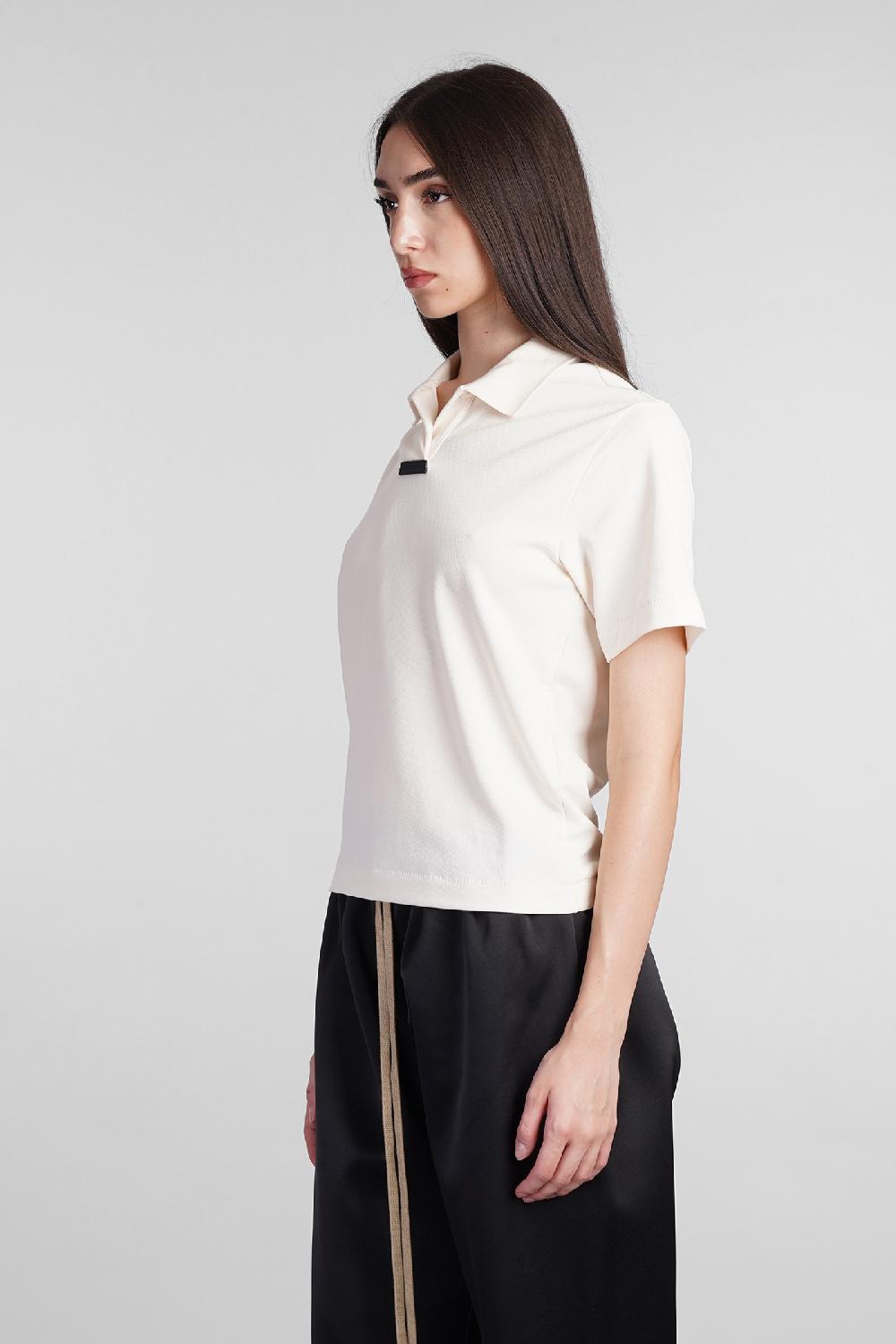 Deliberti Fear Of God Essentials Polo In Cotone Beige Cod. 408712 - Deliberti The Luxury Shopping