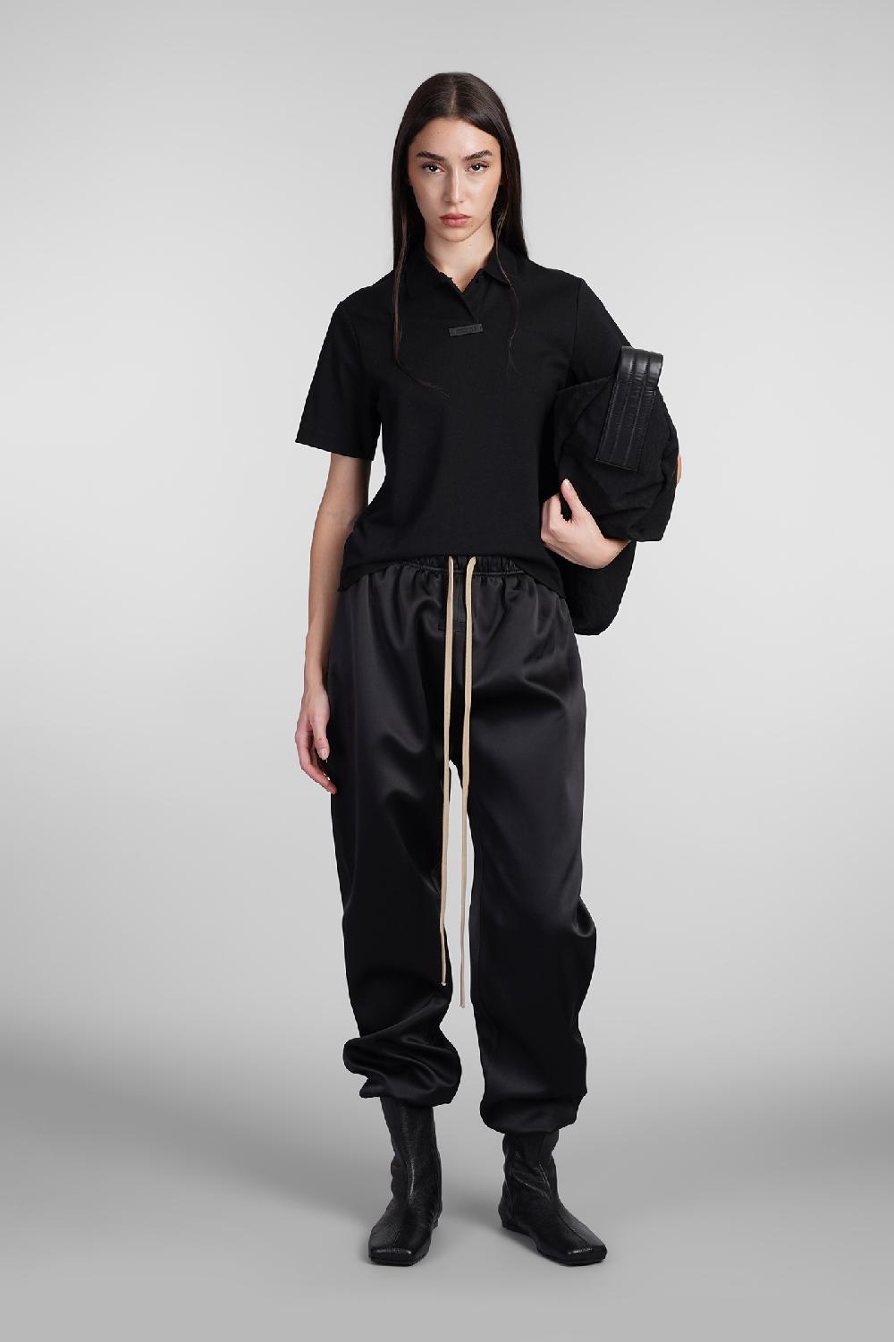 Deliberti Fear Of God Essentials Polo In Cotone Nero Cod. 408711 - Deliberti The Luxury Shopping
