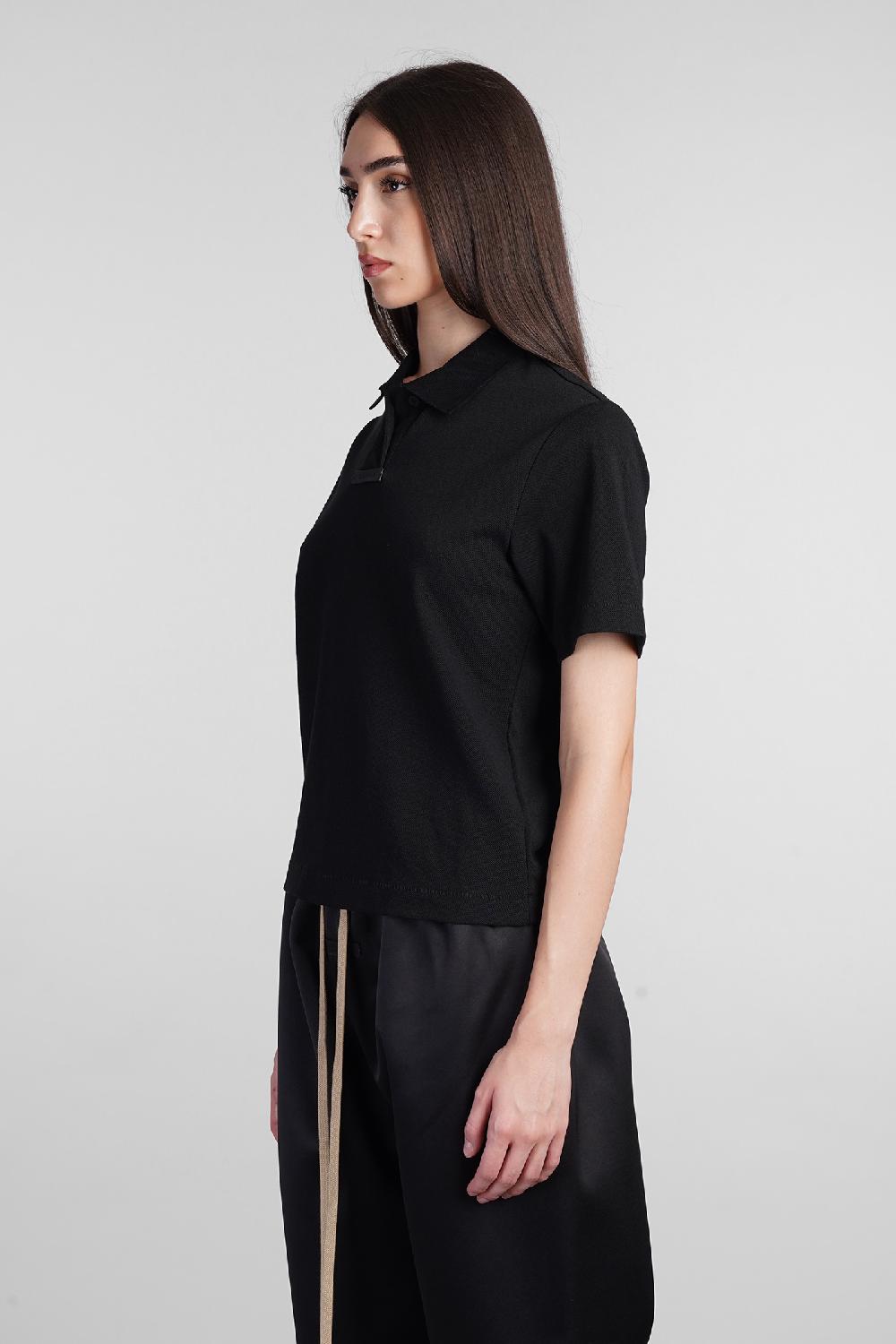 Deliberti Fear Of God Essentials Polo In Cotone Nero Cod. 408711 - Deliberti The Luxury Shopping