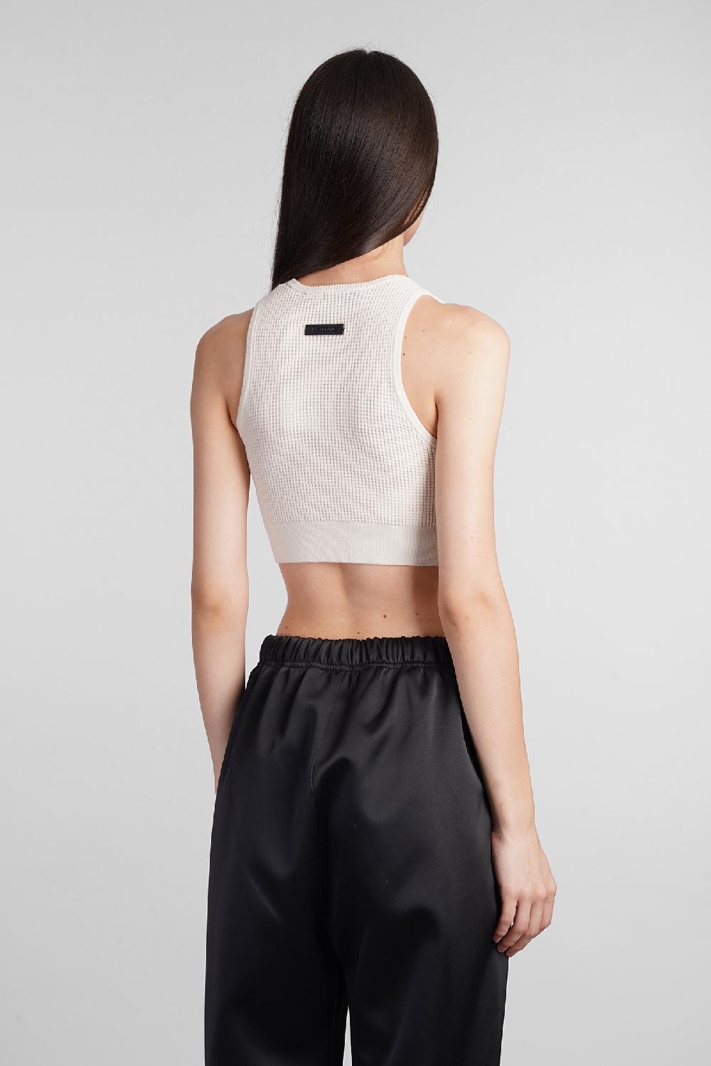 Deliberti Fear Of God Essentials Topwear In Poliestere Beige Cod. 408706 - Deliberti The Luxury Shopping