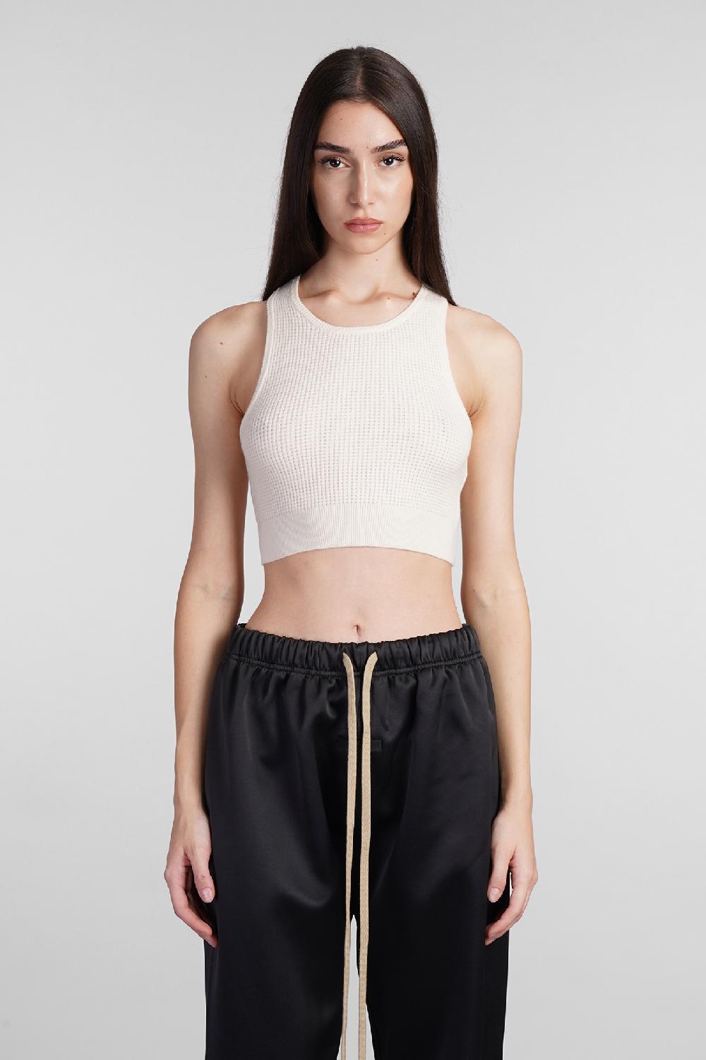 Deliberti Fear of God Essentials Topwear in poliestere beige cod. 408706 - Deliberti The Luxury Shopping