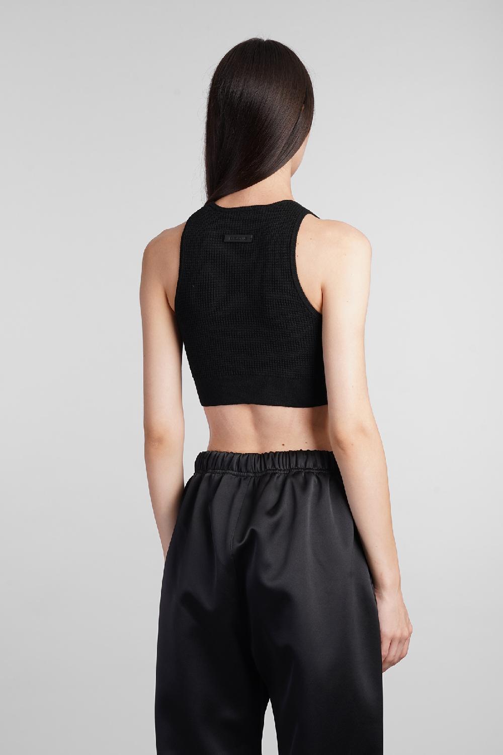 Deliberti Fear Of God Essentials Topwear In Poliestere Nero Cod. 408705 - Deliberti The Luxury Shopping