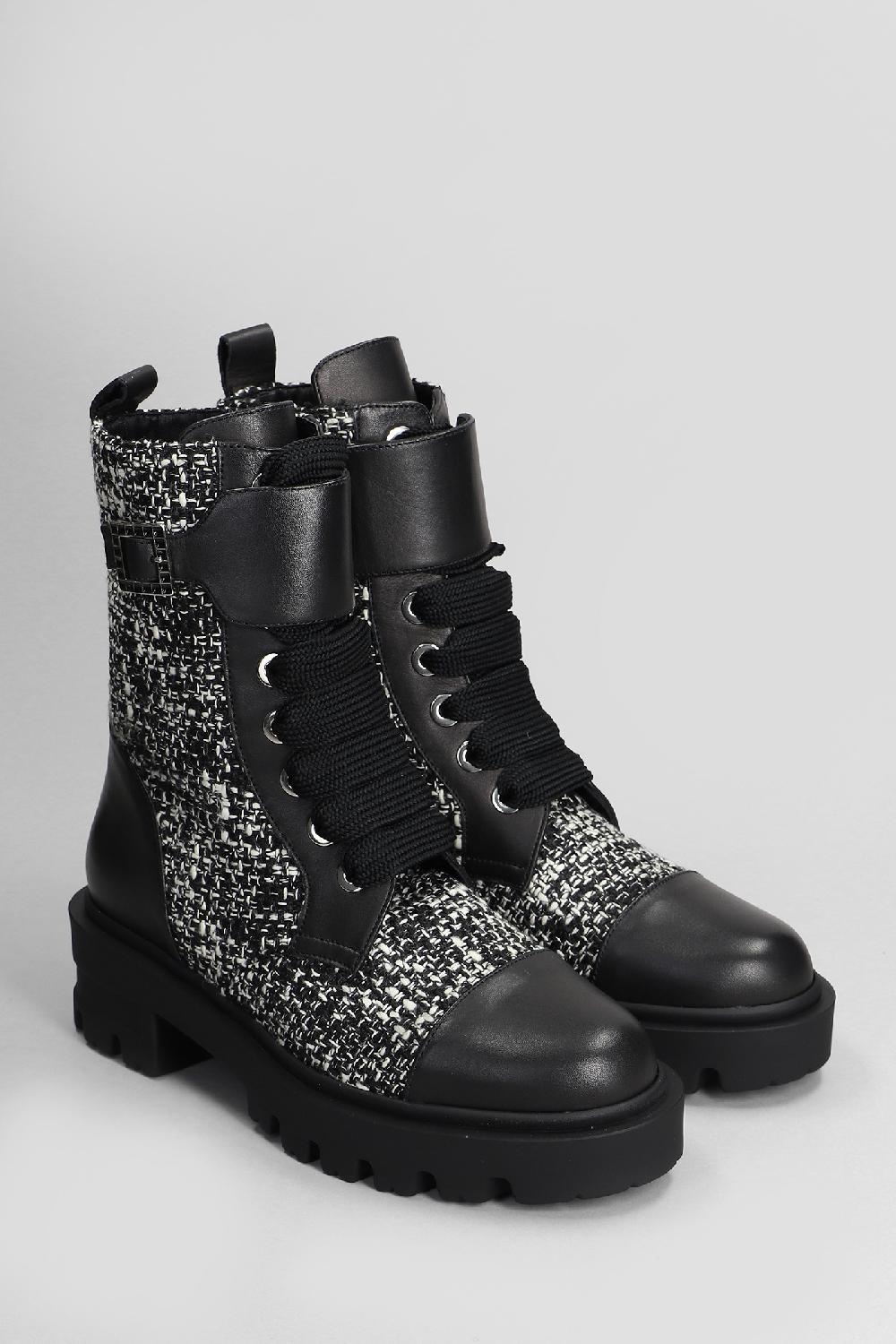 Deliberti Festa Anfibi Vlady In Lana E Pelle Nera Cod. 408786 - Deliberti The Luxury Shopping