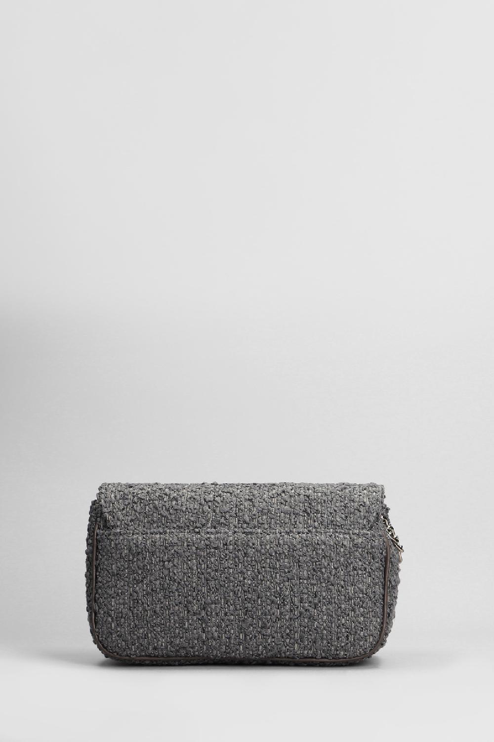 Deliberti Festa Borsa A Spalla Lunette In Lana Grigia Cod. 406147 - Deliberti The Luxury Shopping