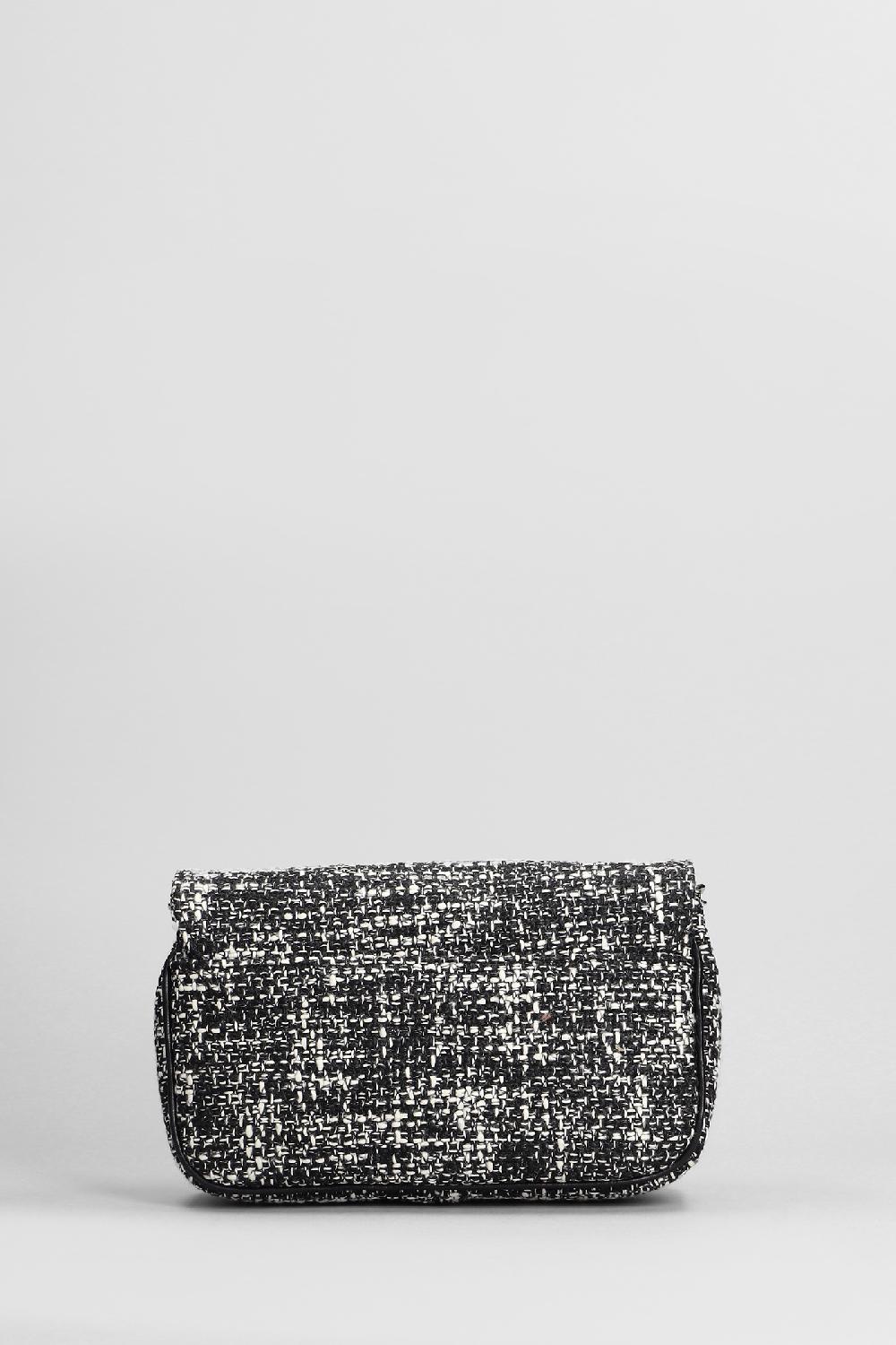 Deliberti Festa Borsa A Spalla Lunette In Lana Nera Cod. 406149 - Deliberti The Luxury Shopping