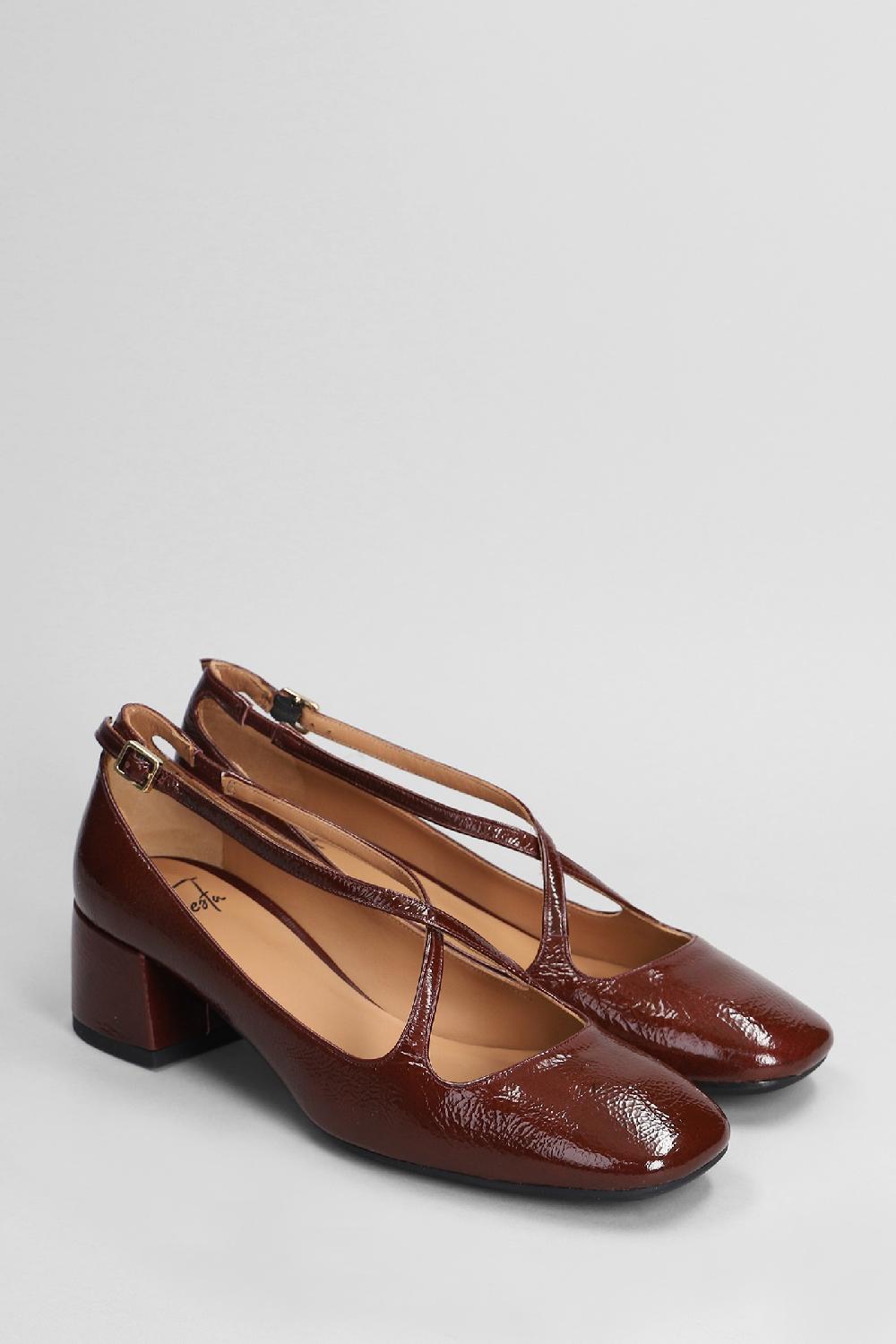 Deliberti Festa Decollete Actress In Pelle Bordeaux Cod. 402851 - Deliberti The Luxury Shopping