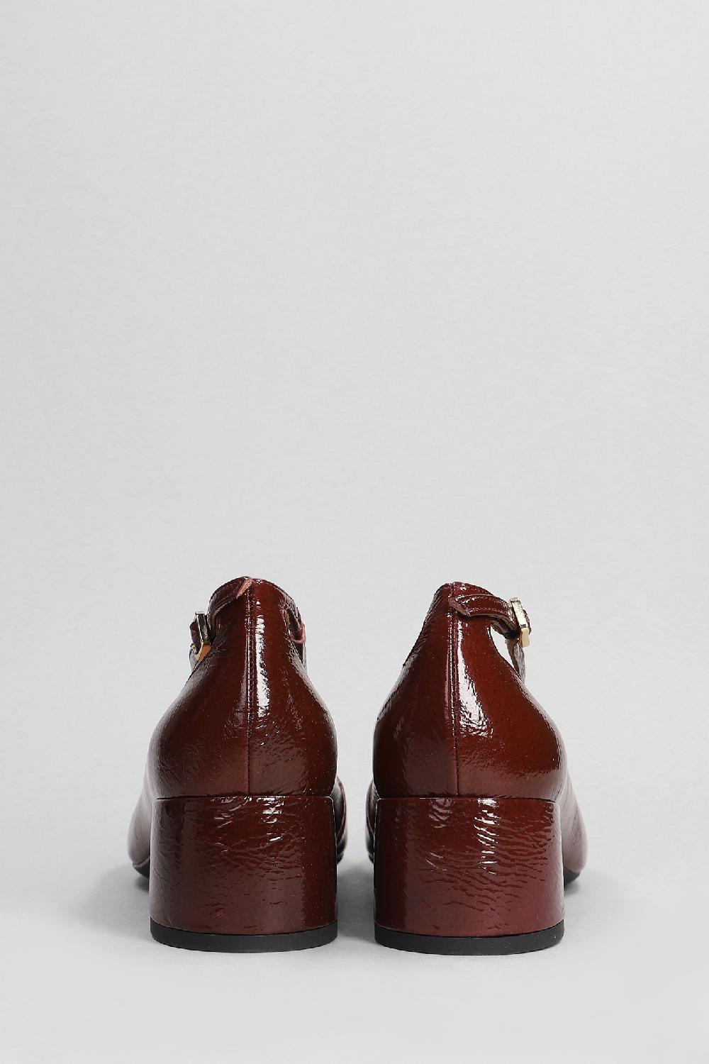 Deliberti Festa Decollete Actress In Pelle Bordeaux Cod. 402851 - Deliberti The Luxury Shopping