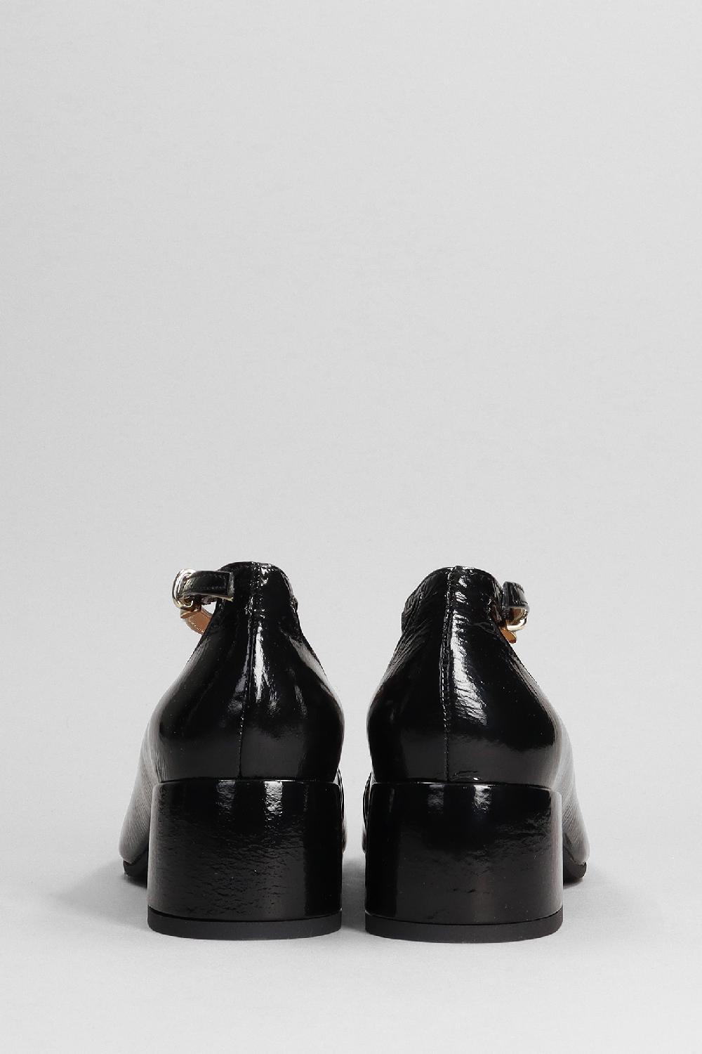 Deliberti Festa Decollete Actress In Pelle Nera Cod. 382411 - Deliberti The Luxury Shopping