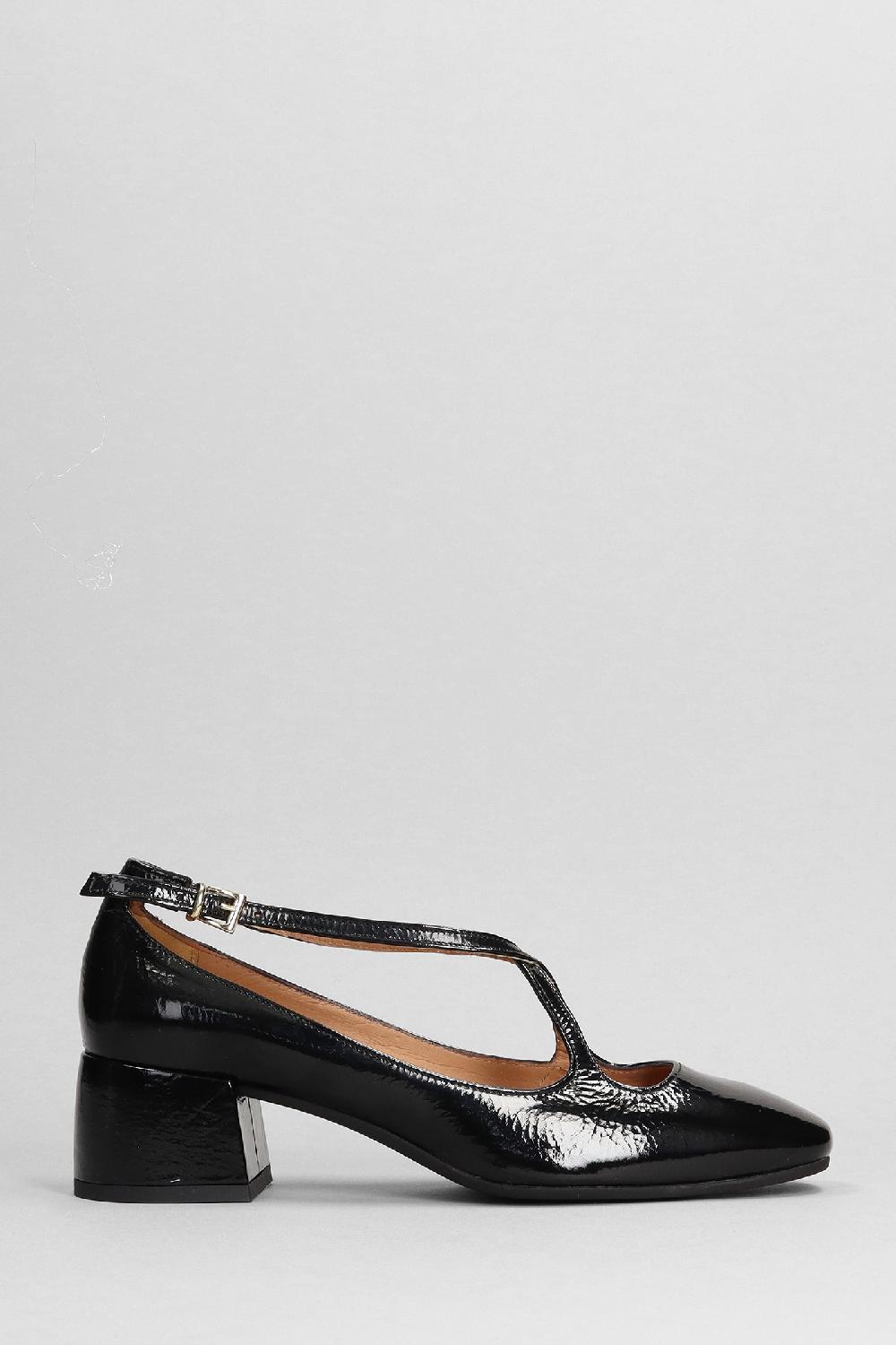 Deliberti Festa Decollete actress in pelle nera cod. 382411 - Deliberti The Luxury Shopping