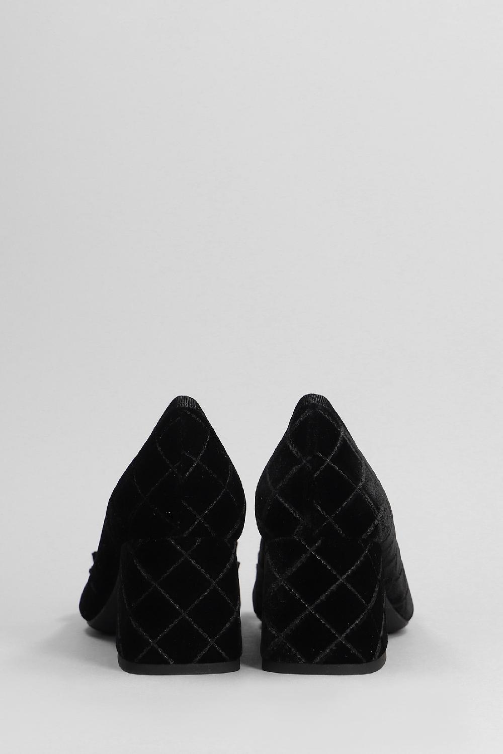 Deliberti Festa Decollete Ery In Velluto Nero Cod. 402863 - Deliberti The Luxury Shopping