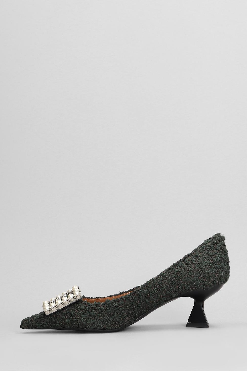 Deliberti Festa Decollete Evilly In Lana Verde Cod. 402846 - Deliberti The Luxury Shopping