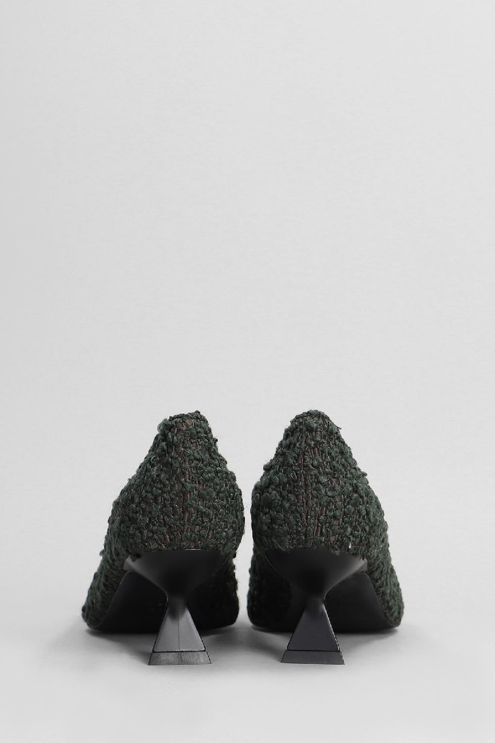 Deliberti Festa Decollete Evilly In Lana Verde Cod. 402846 - Deliberti The Luxury Shopping