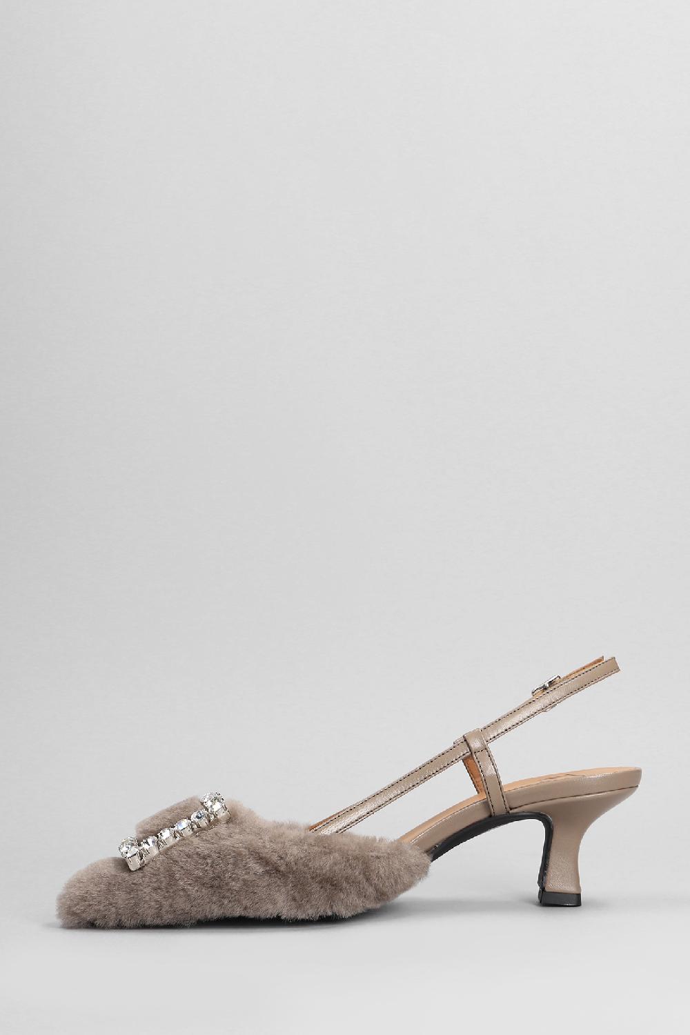 Deliberti Festa Decollete Stefi In Pelle Taupe Cod. 402857 - Deliberti The Luxury Shopping