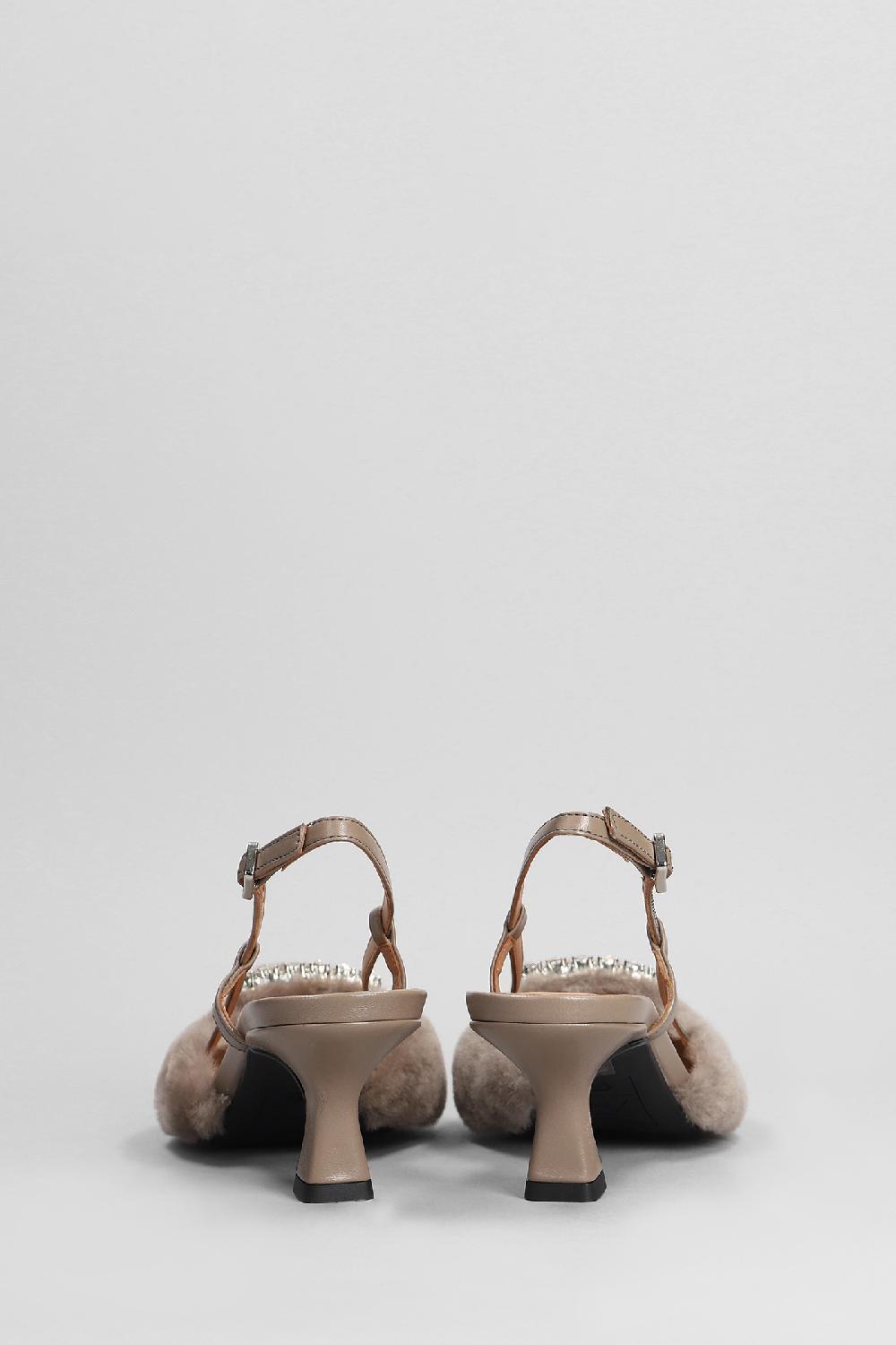 Deliberti Festa Decollete Stefi In Pelle Taupe Cod. 402857 - Deliberti The Luxury Shopping