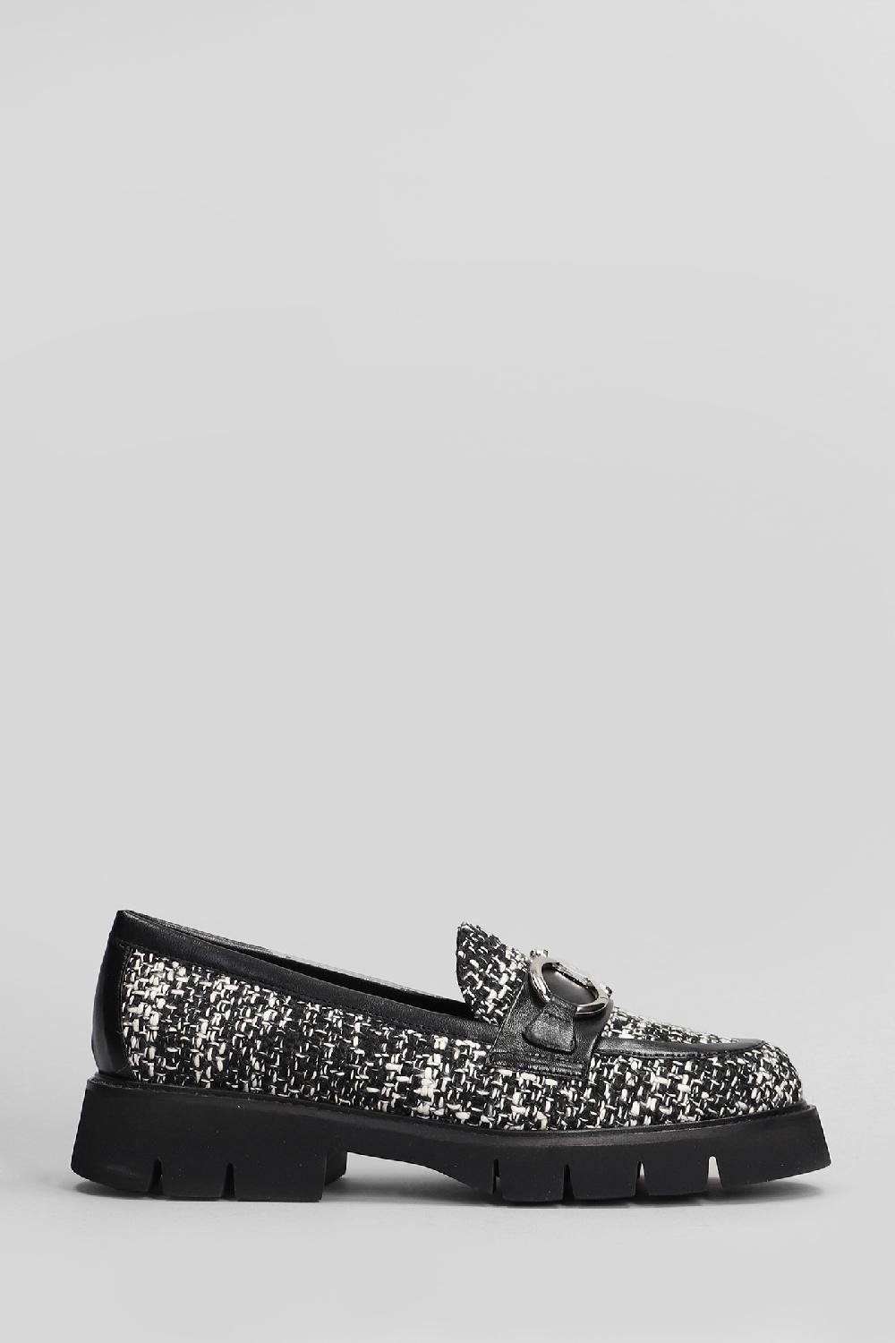 Deliberti Festa Mocassini ivan in lana nera cod. 405946 - Deliberti The Luxury Shopping