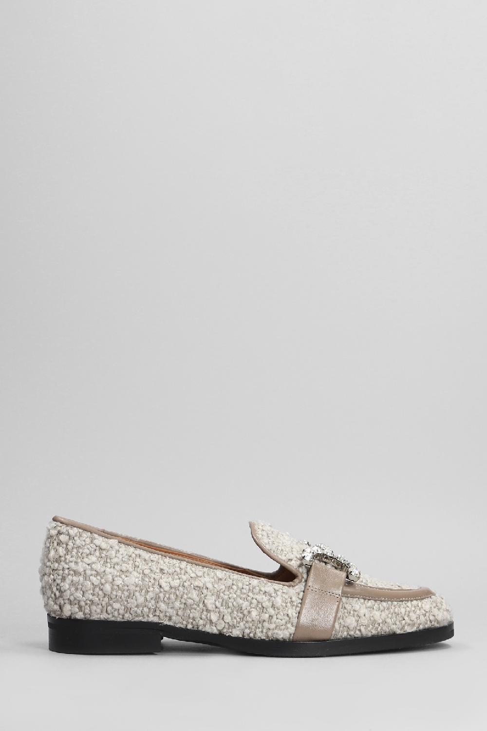 Deliberti Festa Mocassini joys in lana beige cod. 402852 - Deliberti The Luxury Shopping