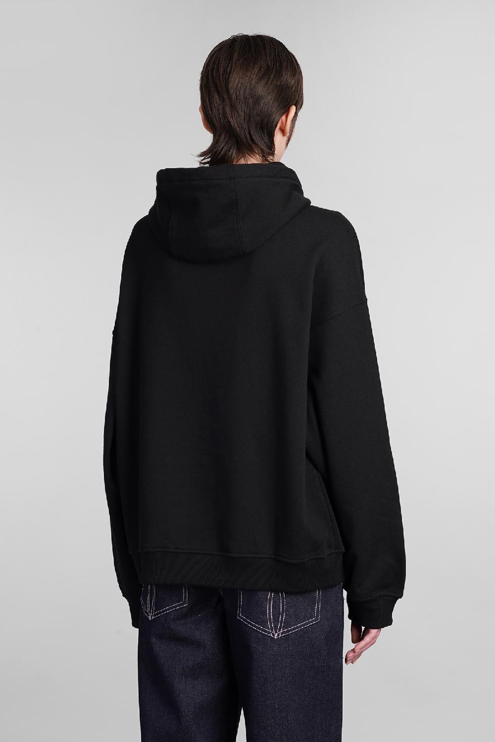 Deliberti Fiorucci Felpa In Cotone Nero Cod. 401884 - Deliberti The Luxury Shopping