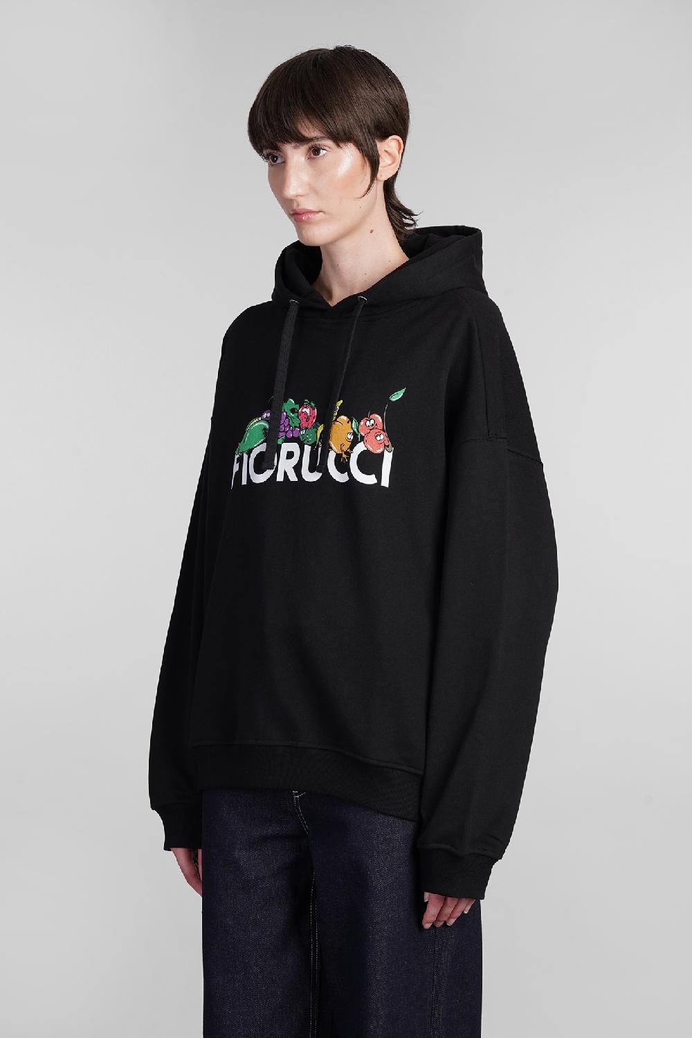 Deliberti Fiorucci Felpa In Cotone Nero Cod. 401884 - Deliberti The Luxury Shopping