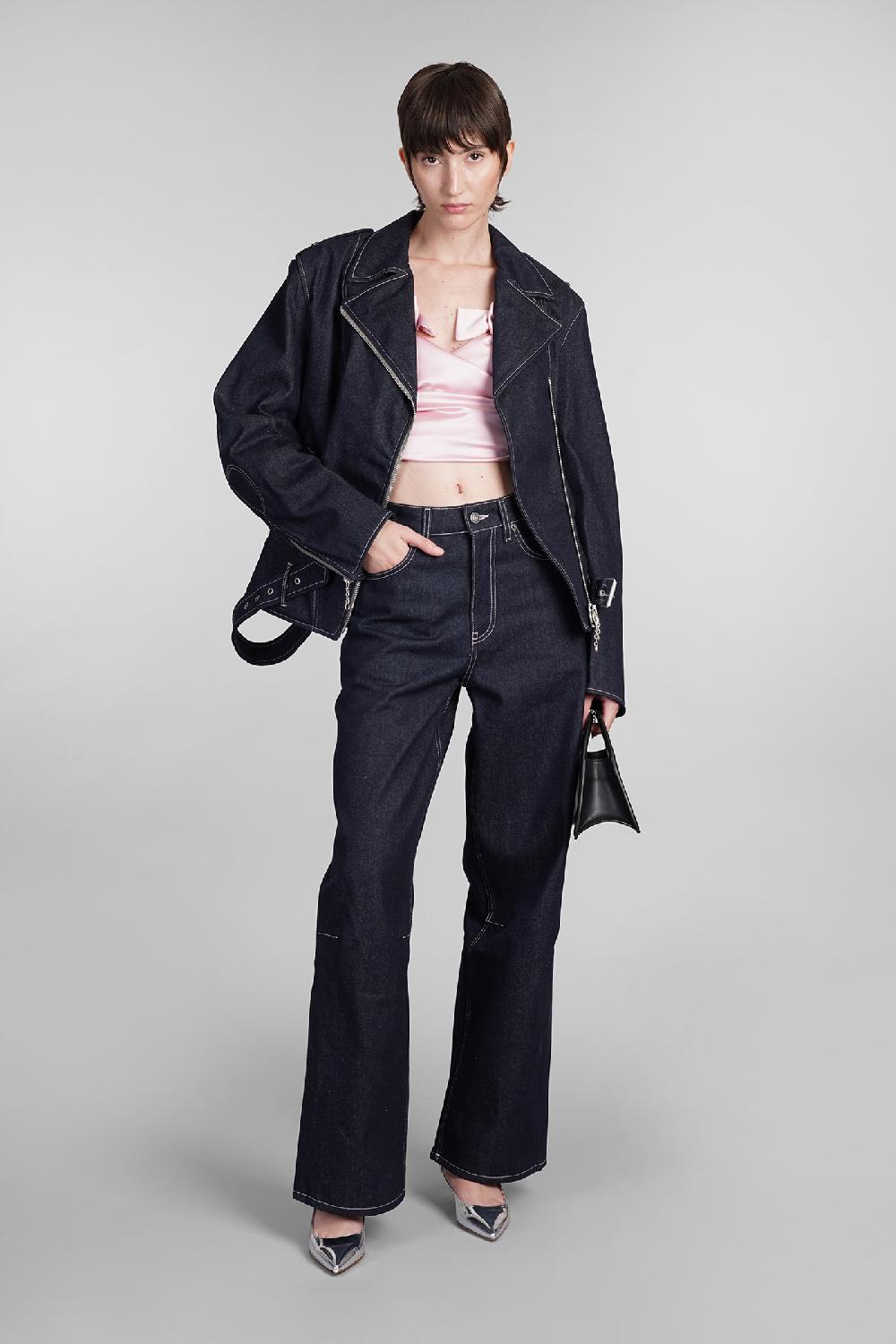 Deliberti Fiorucci Jeans In Cotone Blu Cod. 401883 - Deliberti The Luxury Shopping