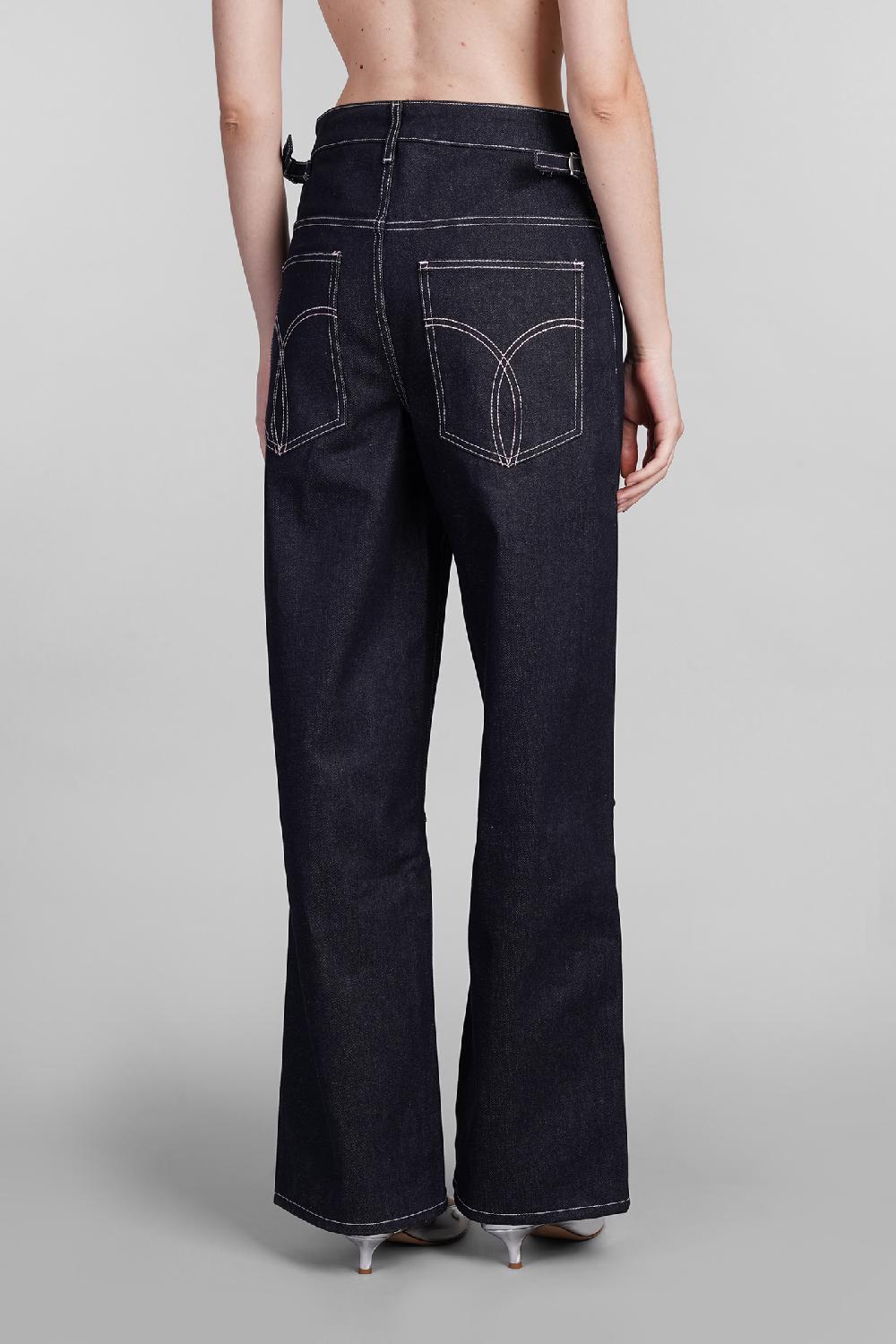 Deliberti Fiorucci Jeans In Cotone Blu Cod. 401883 - Deliberti The Luxury Shopping