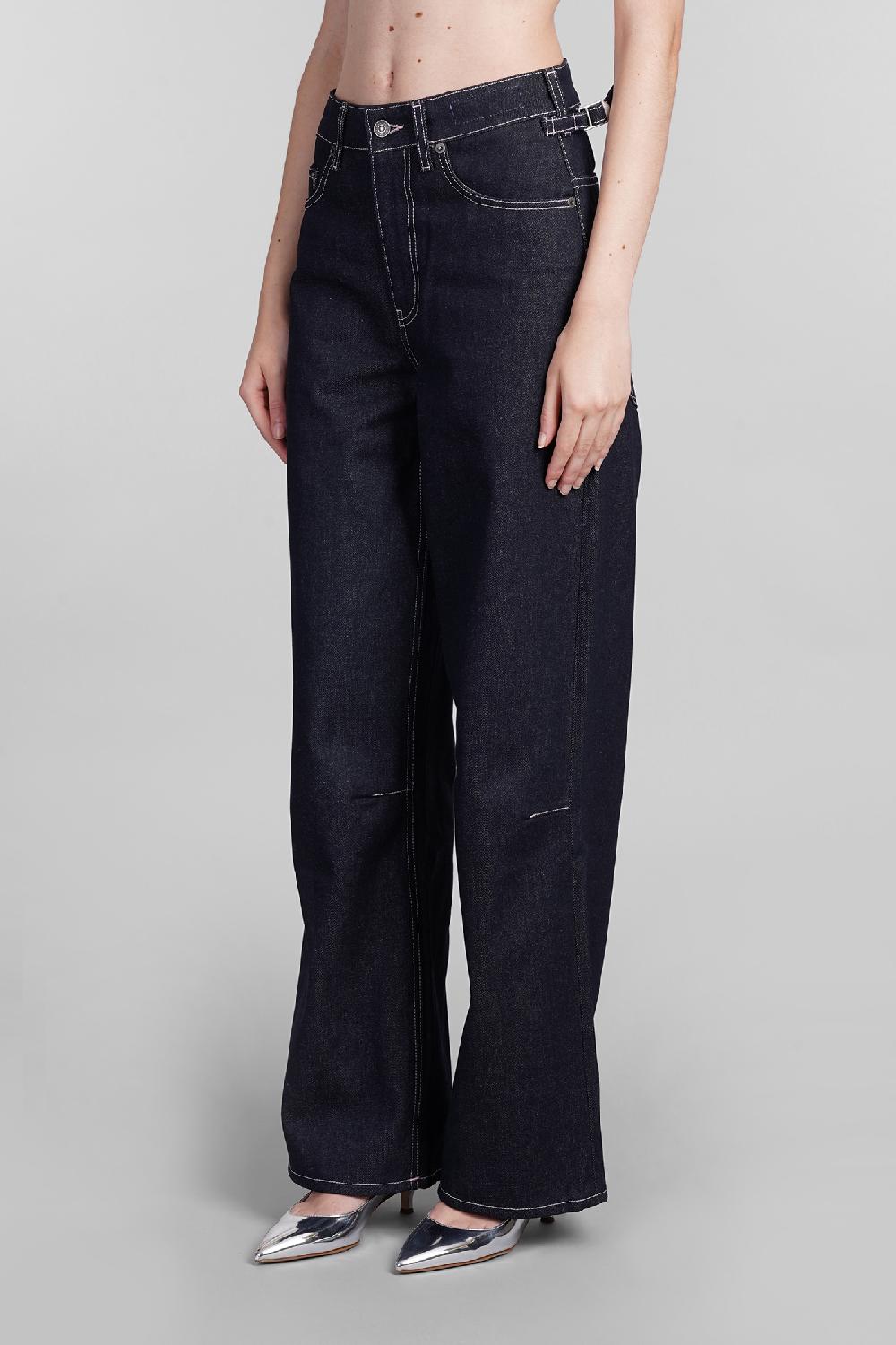 Deliberti Fiorucci Jeans In Cotone Blu Cod. 401883 - Deliberti The Luxury Shopping