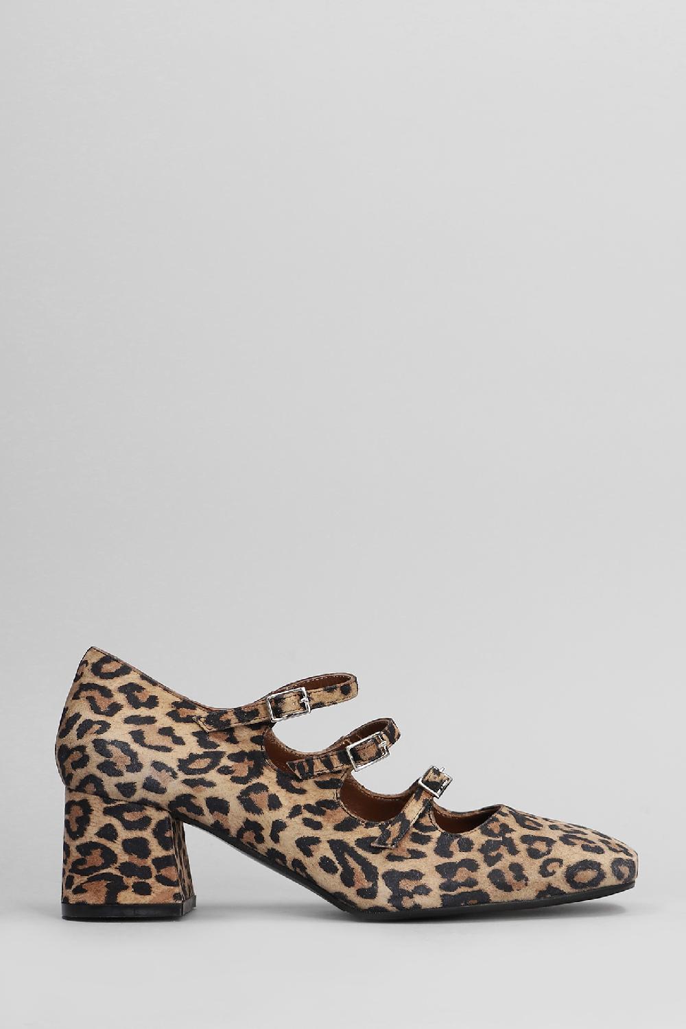 Deliberti Frangisole Decollete in camoscio animalier cod. 410095 - Deliberti The Luxury Shopping