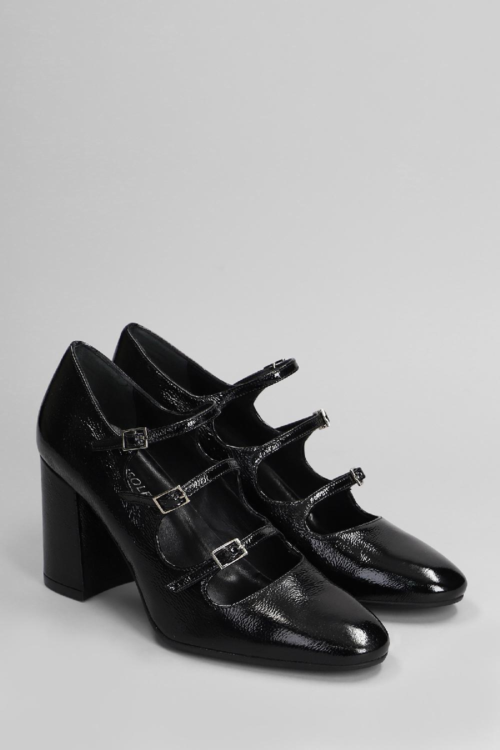 Deliberti Frangisole Decollete In Pelle Nera Cod. 410096 - Deliberti The Luxury Shopping