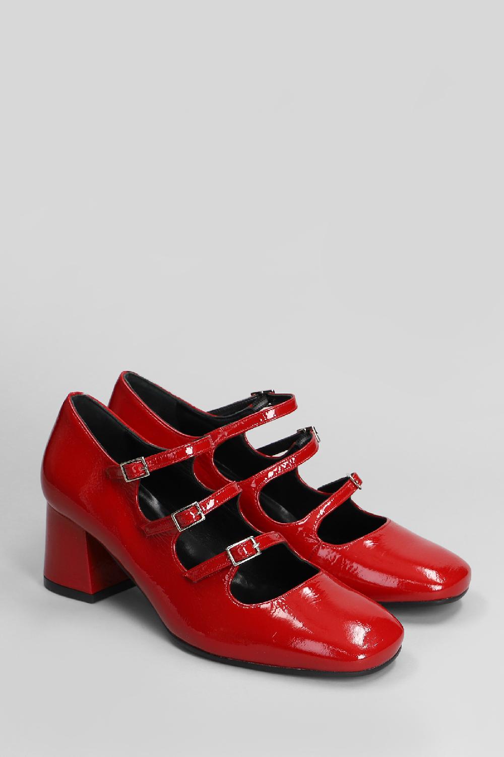 Deliberti Frangisole Decollete In Pelle Rossa Cod. 410093 - Deliberti The Luxury Shopping