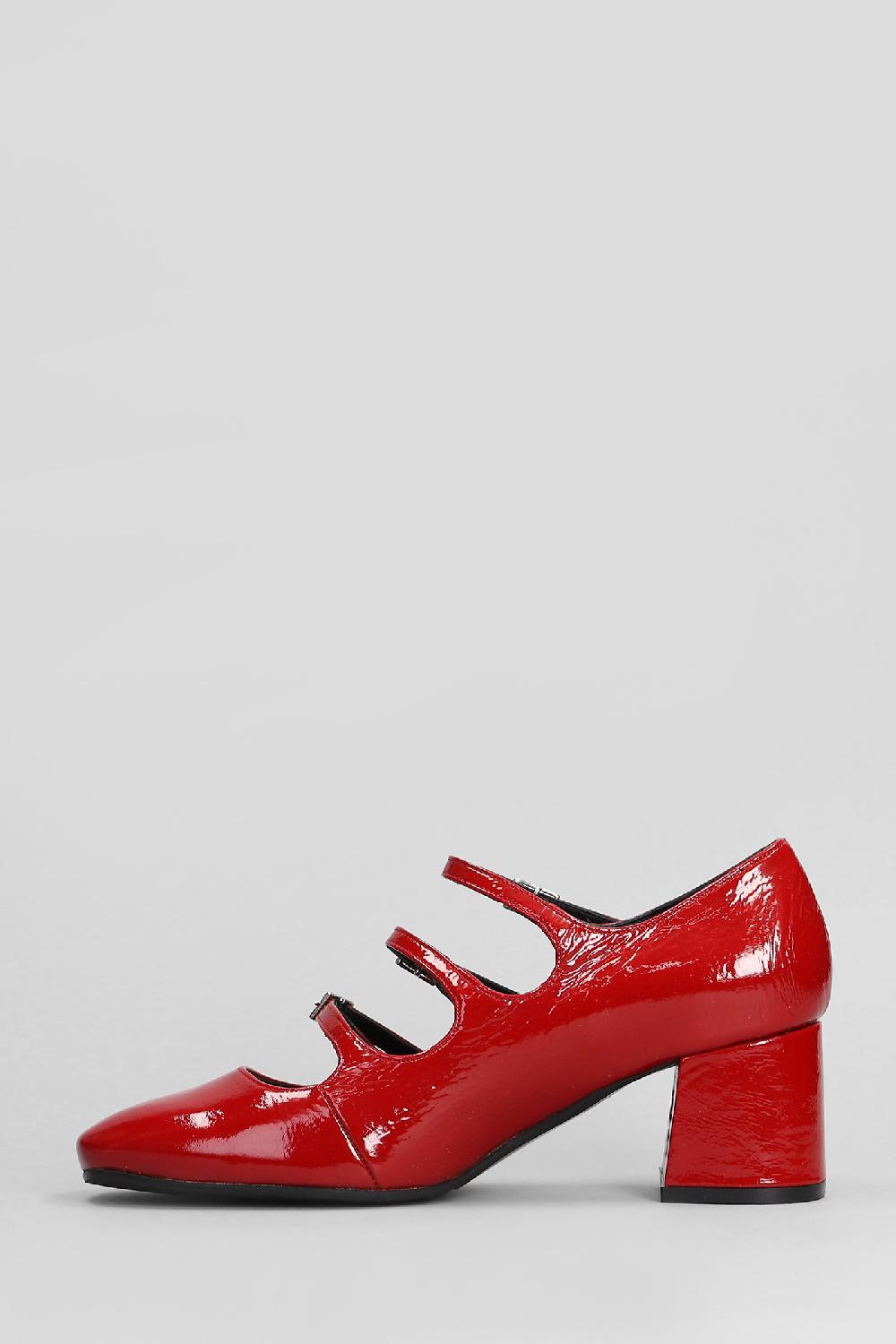 Deliberti Frangisole Decollete In Pelle Rossa Cod. 410093 - Deliberti The Luxury Shopping