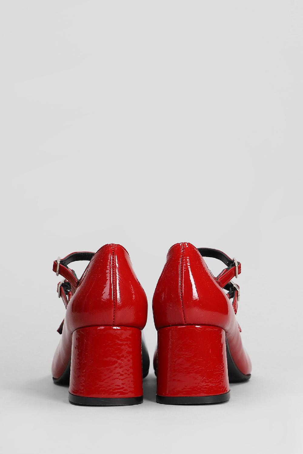 Deliberti Frangisole Decollete In Pelle Rossa Cod. 410093 - Deliberti The Luxury Shopping
