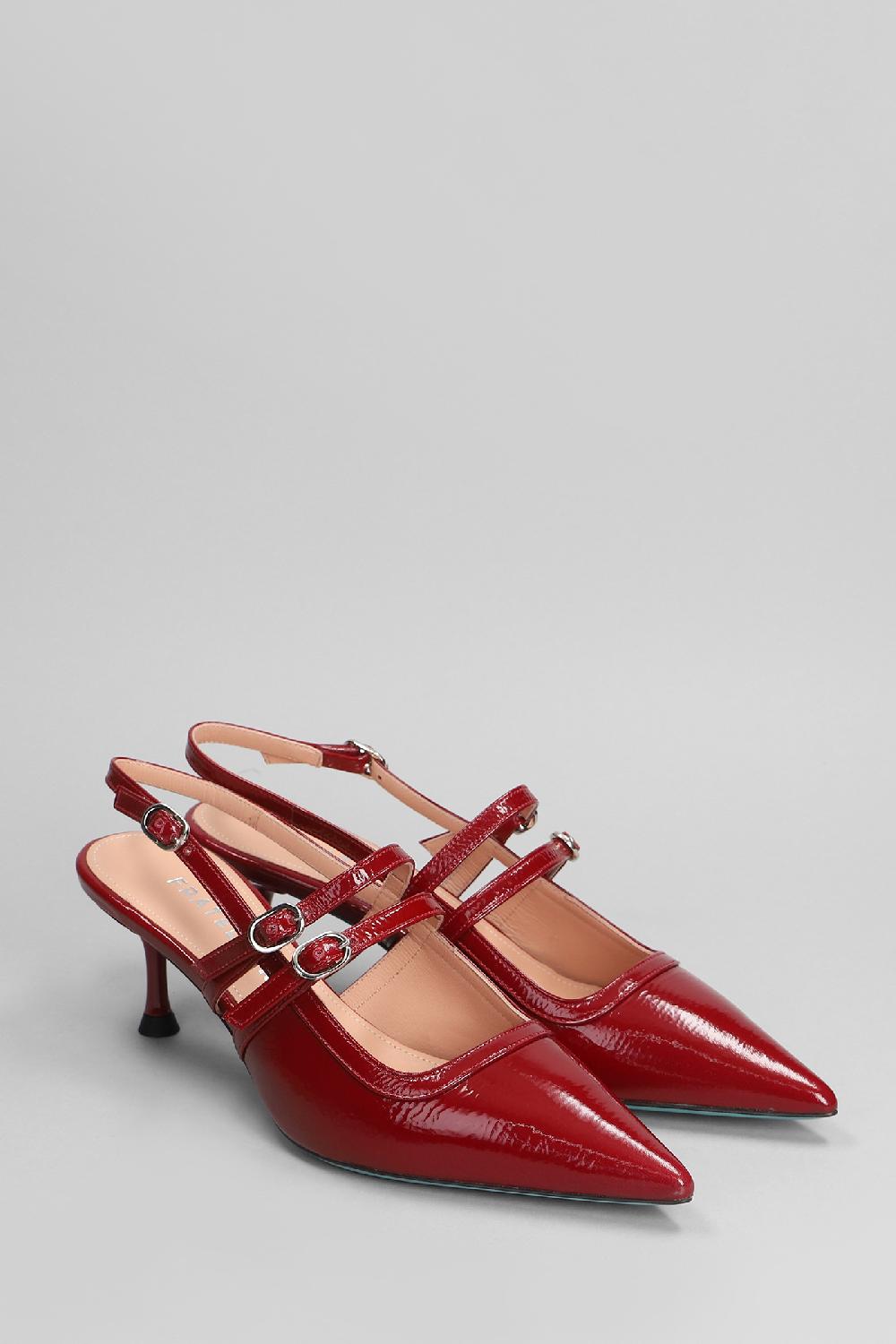 Deliberti Fratelli Russo Decollete In Pelle Rossa Cod. 402944 - Deliberti The Luxury Shopping