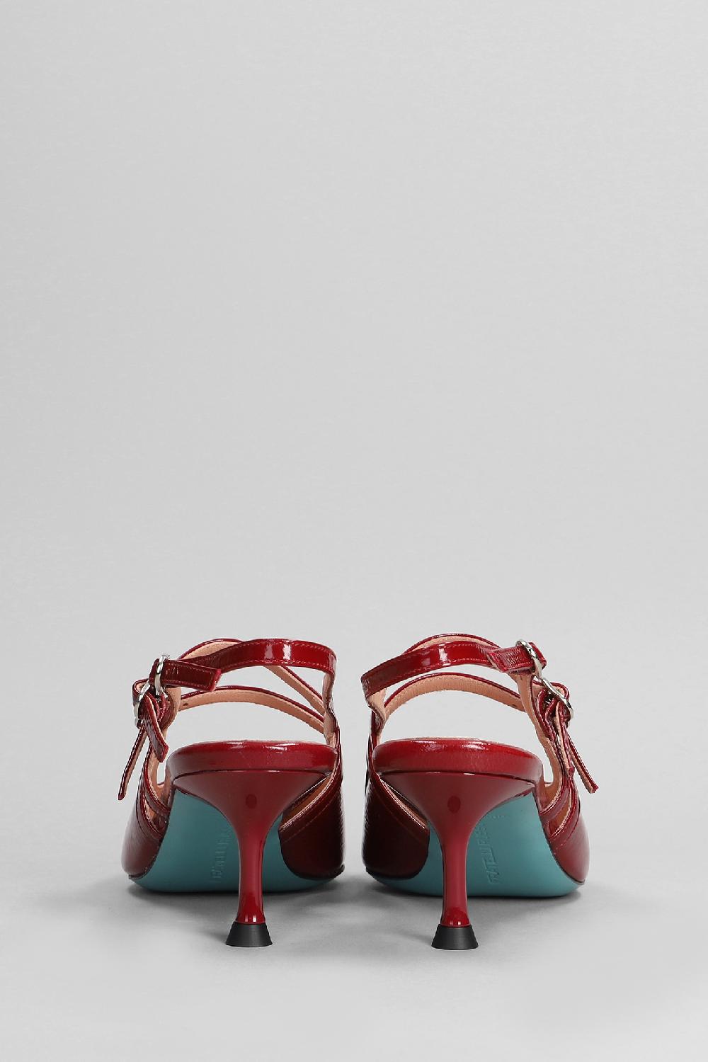 Deliberti Fratelli Russo Decollete In Pelle Rossa Cod. 402944 - Deliberti The Luxury Shopping