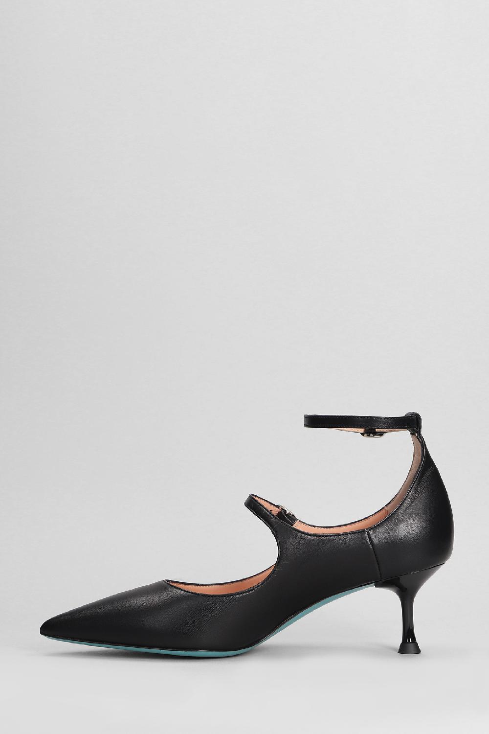 Deliberti Fratelli Russo Tronchetti Tacco Alto In Pelle Nera Cod. 402943 - Deliberti The Luxury Shopping