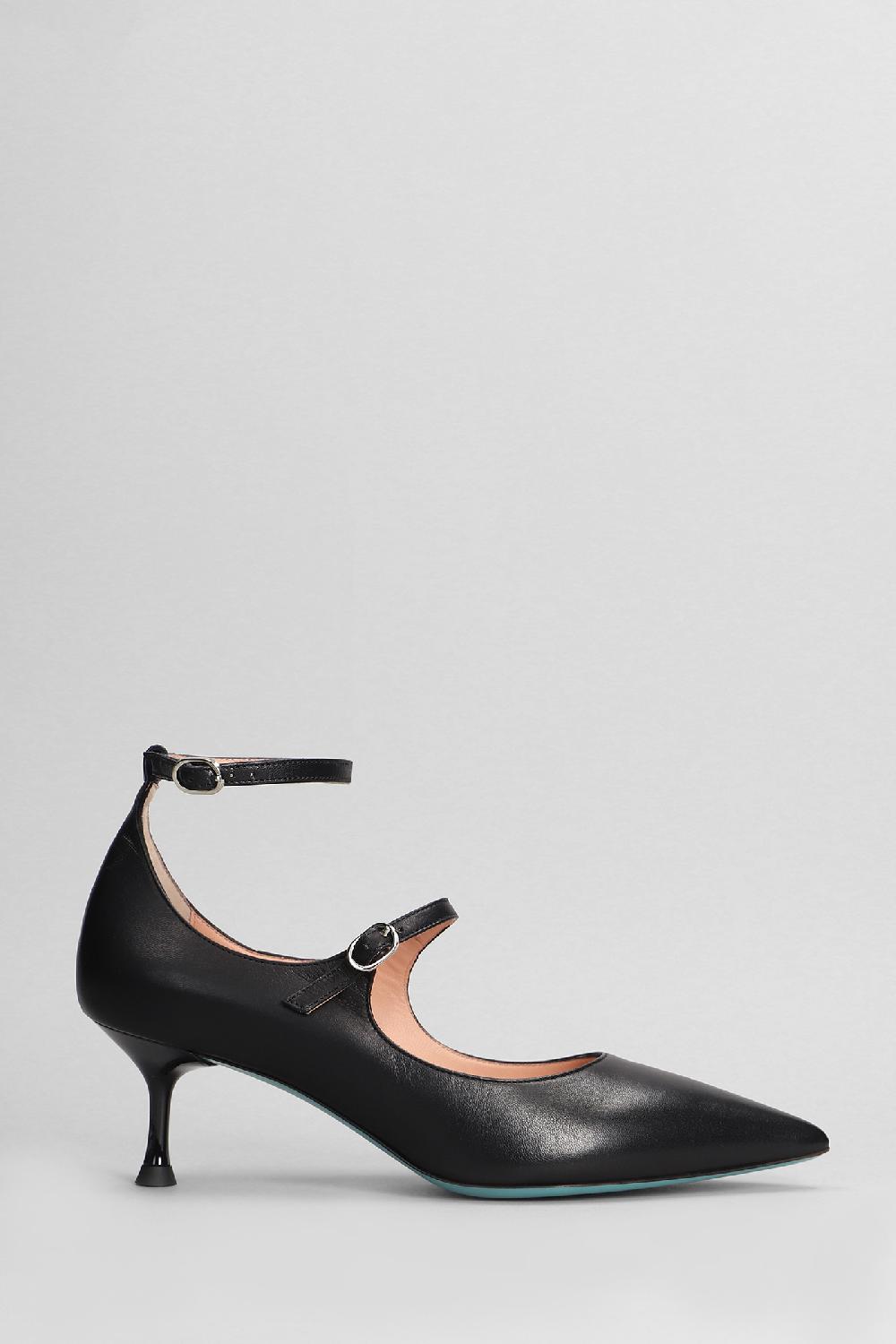 Deliberti Fratelli Russo Tronchetti tacco alto in pelle nera cod. 402943 - Deliberti The Luxury Shopping
