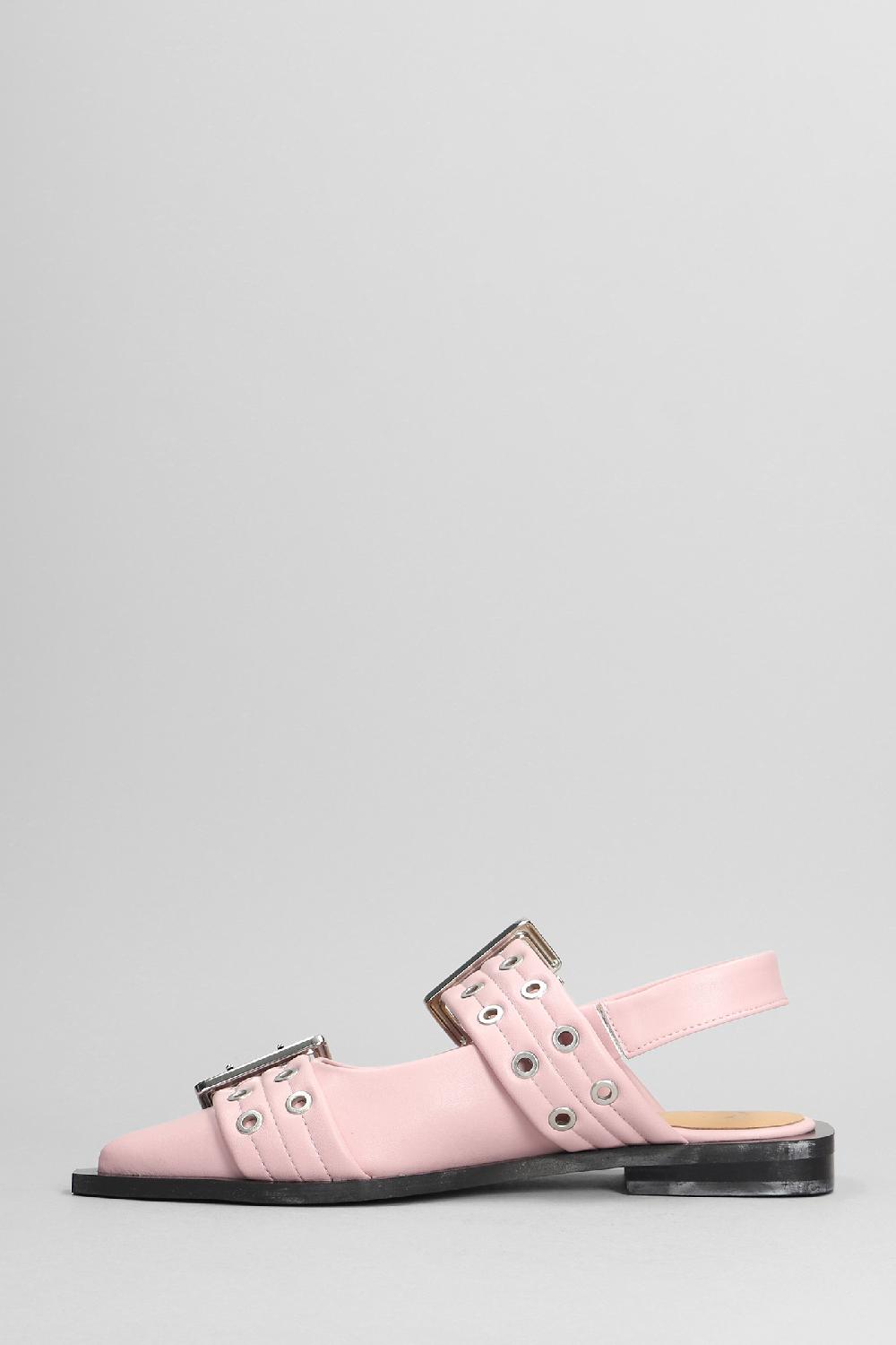 Deliberti Ganni Ballerine In Pelle Rosa Cod. 403429 - Deliberti The Luxury Shopping