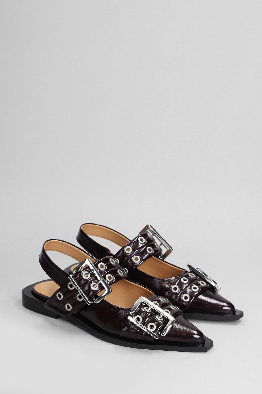 Deliberti Ganni Ballerine In Poliestere Bordeaux Cod. 403427 - Deliberti The Luxury Shopping