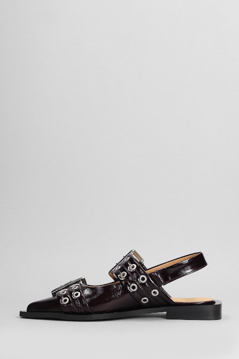 Deliberti Ganni Ballerine In Poliestere Bordeaux Cod. 403427 - Deliberti The Luxury Shopping