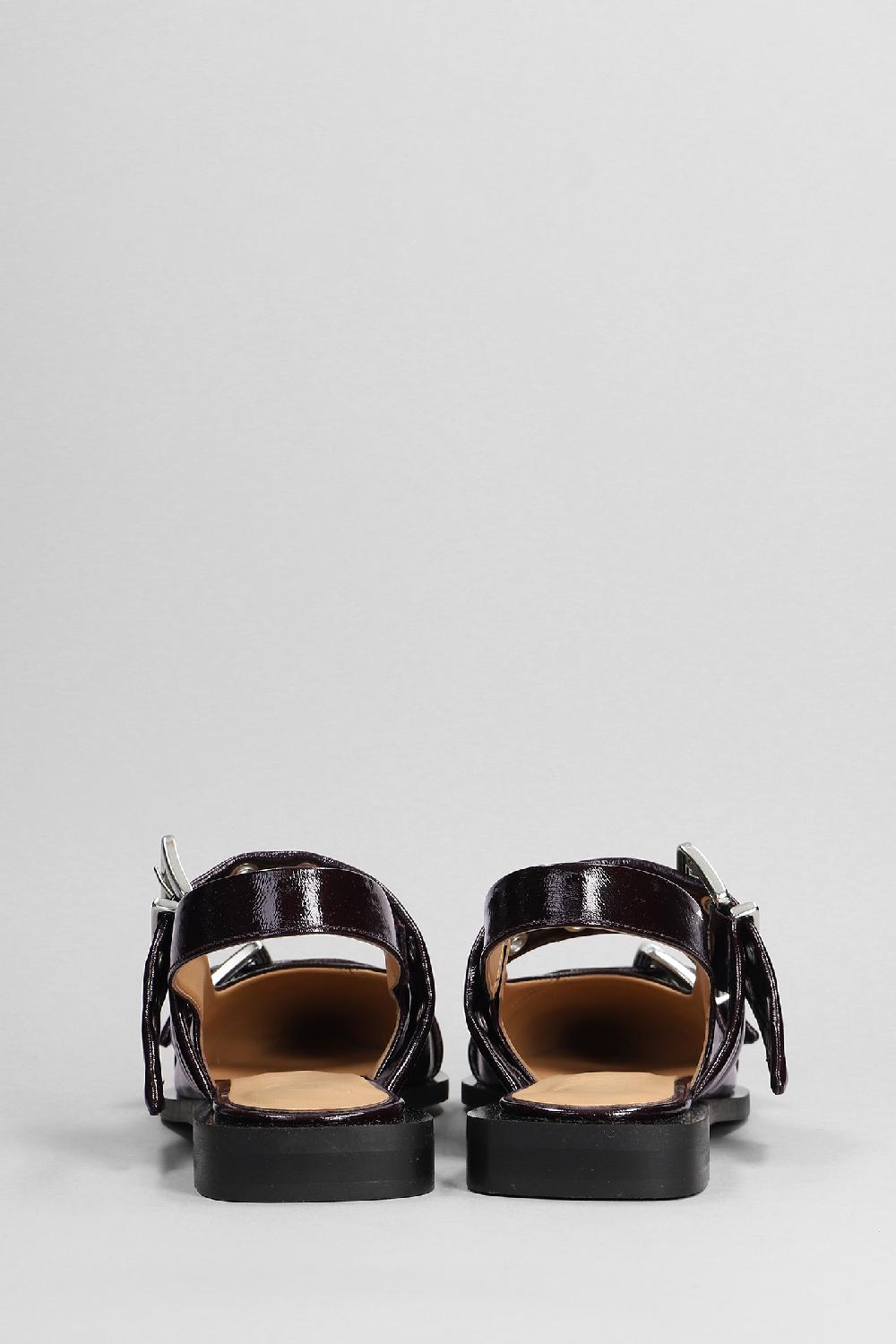 Deliberti Ganni Ballerine In Poliestere Bordeaux Cod. 403427 - Deliberti The Luxury Shopping