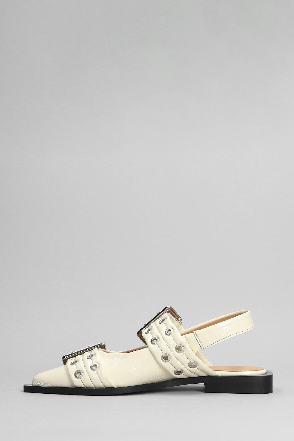Deliberti Ganni Ballerine In Poliuretano Beige Cod. 403428 - Deliberti The Luxury Shopping