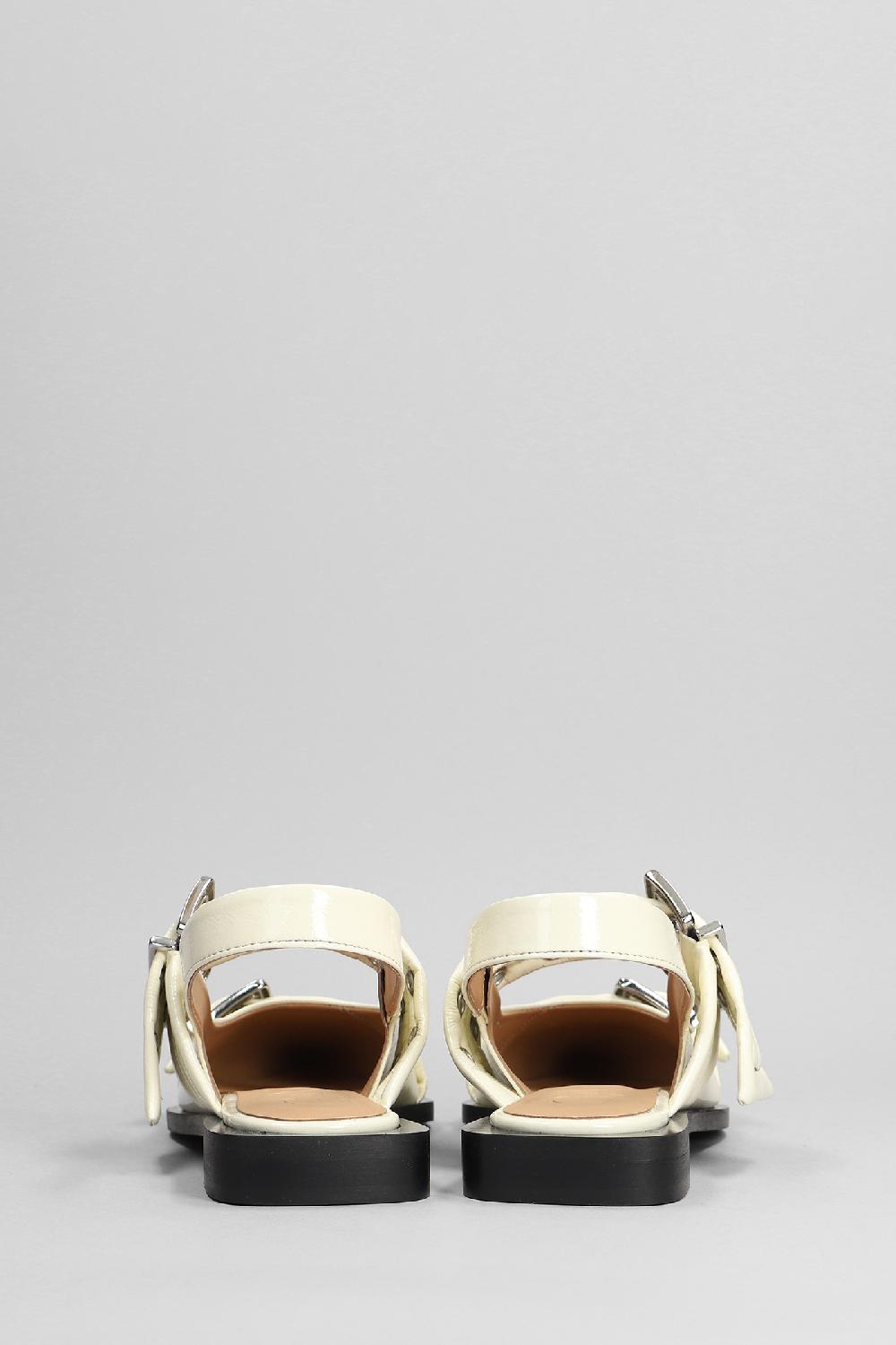 Deliberti Ganni Ballerine In Poliuretano Beige Cod. 403428 - Deliberti The Luxury Shopping