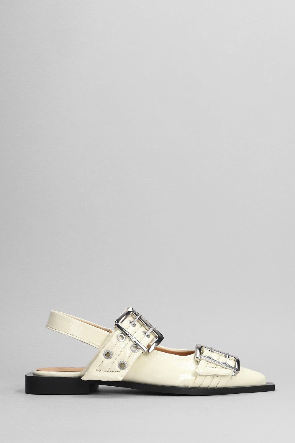 Deliberti Ganni Ballerine in poliuretano beige cod. 403428 - Deliberti The Luxury Shopping