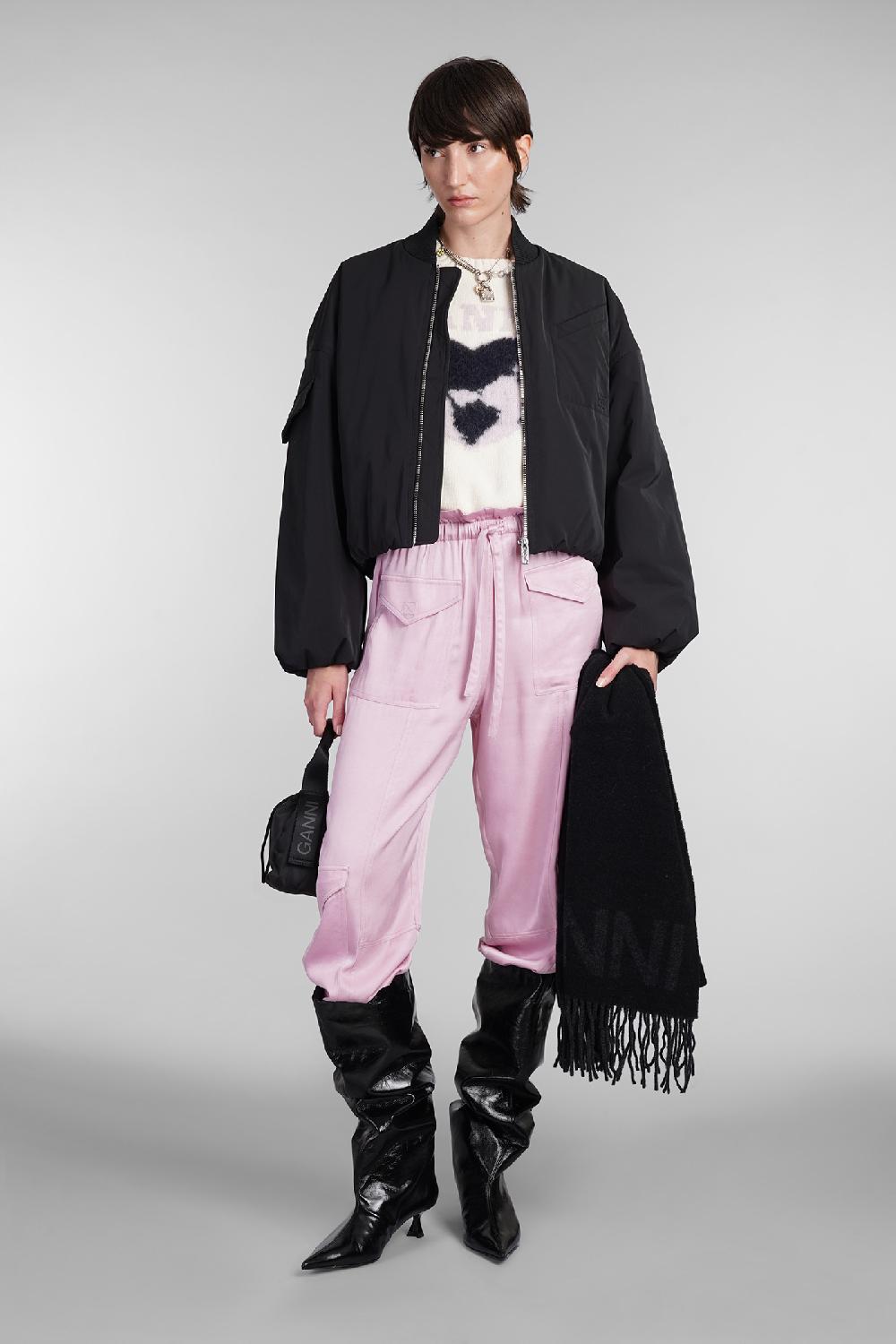 Deliberti Ganni Bomber In Poliestere Nero Cod. 403491 - Deliberti The Luxury Shopping