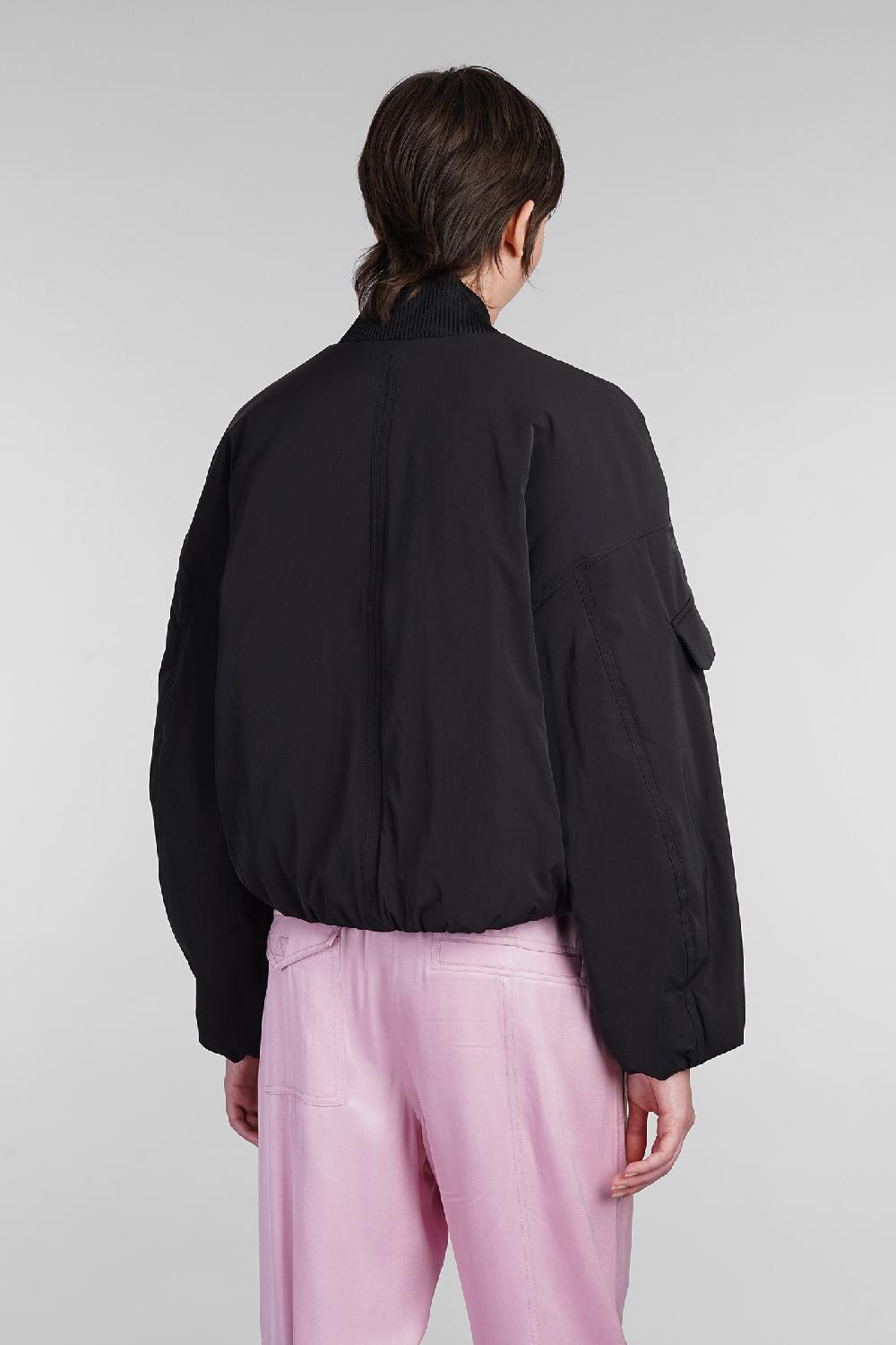 Deliberti Ganni Bomber In Poliestere Nero Cod. 403491 - Deliberti The Luxury Shopping