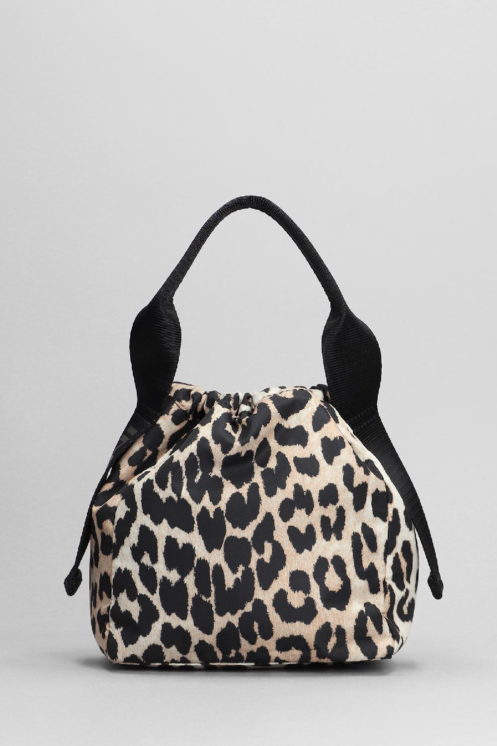 Deliberti Ganni Borsa A Mano In Poliestere Animalier Cod. 397729 - Deliberti The Luxury Shopping