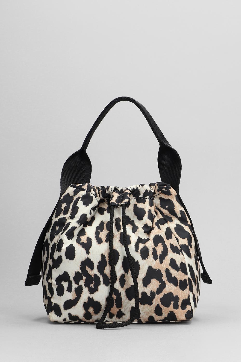 Deliberti Ganni Borsa a mano in poliestere animalier cod. 397729 - Deliberti The Luxury Shopping
